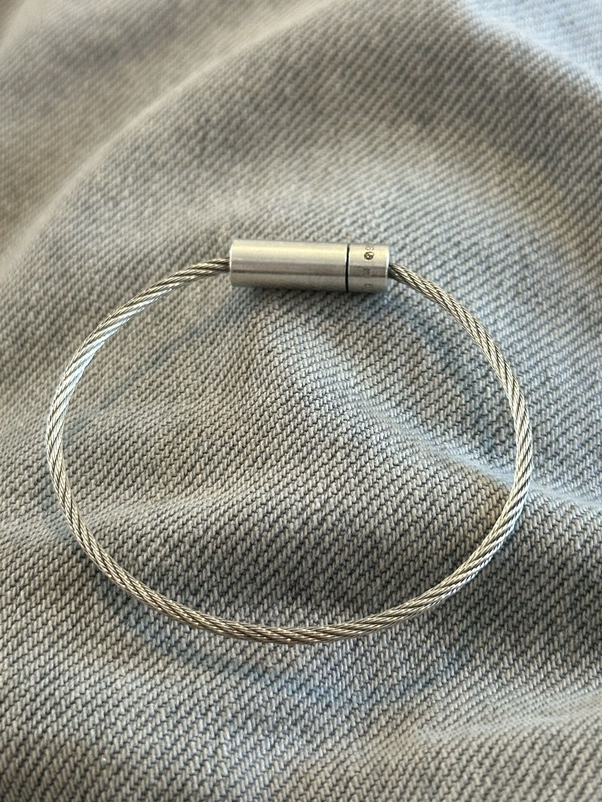 Le Gramme LE GRAMME Silver Cable ‘Le 7g’ Bracelet Size ONE SIZE - 3 Thumbnail