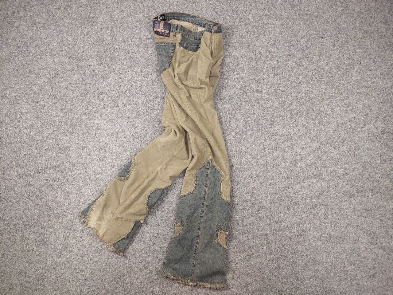 If Six Was Nine Vintage If six was nine Style LGB Y2K Corduroy Flared Jeans Size 28" / US 6 / IT 42 - 3 Thumbnail