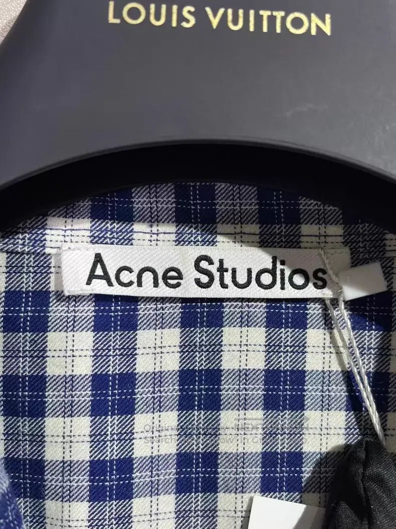 Acne Studios Acne Studios Blue and White Plaid Shirt Size US L / EU 52-54 / 3 - 4 Thumbnail