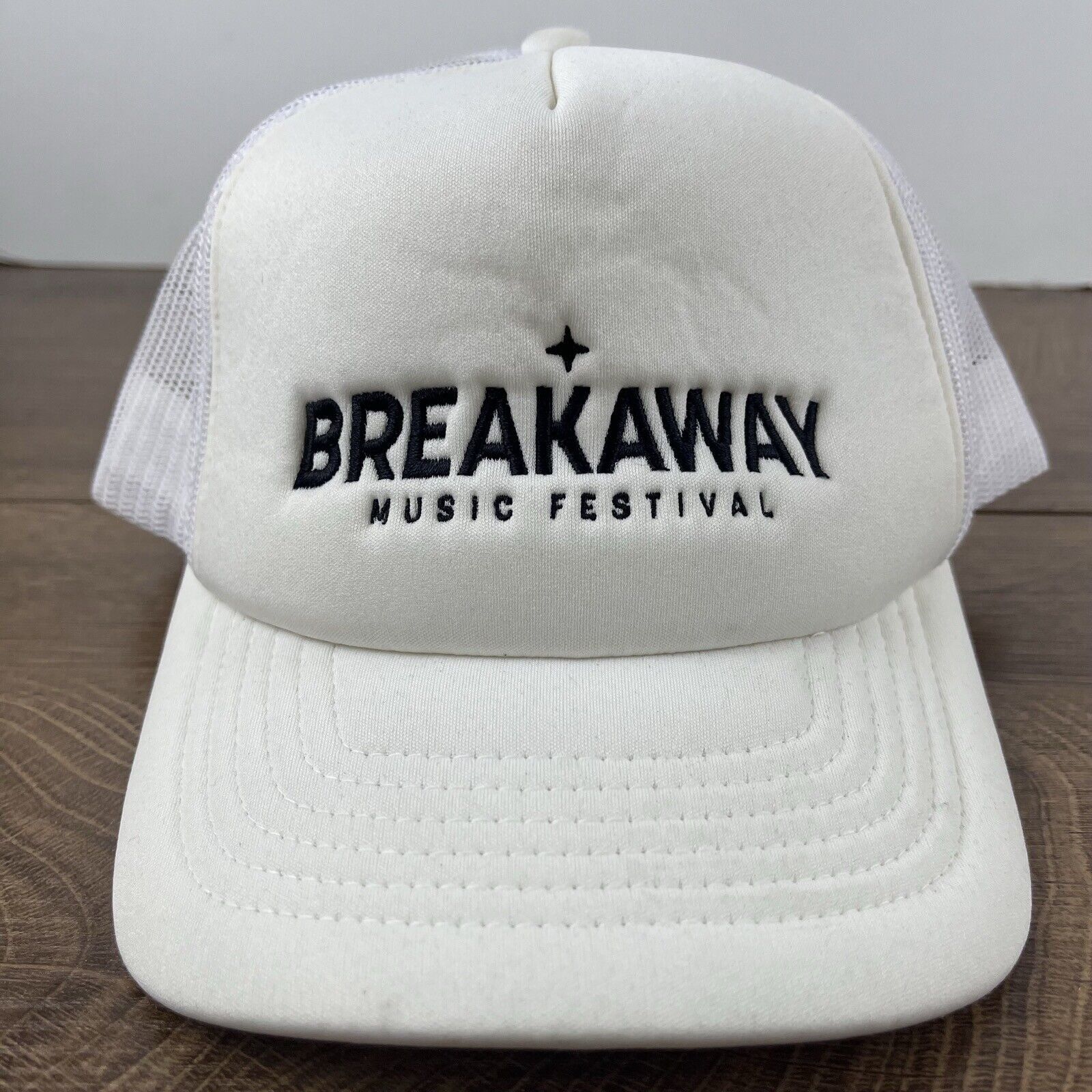 Other Breakaway Musical Festival Hat White Cap Hat Adjustable Hat Size ONE SIZE - 6 Thumbnail
