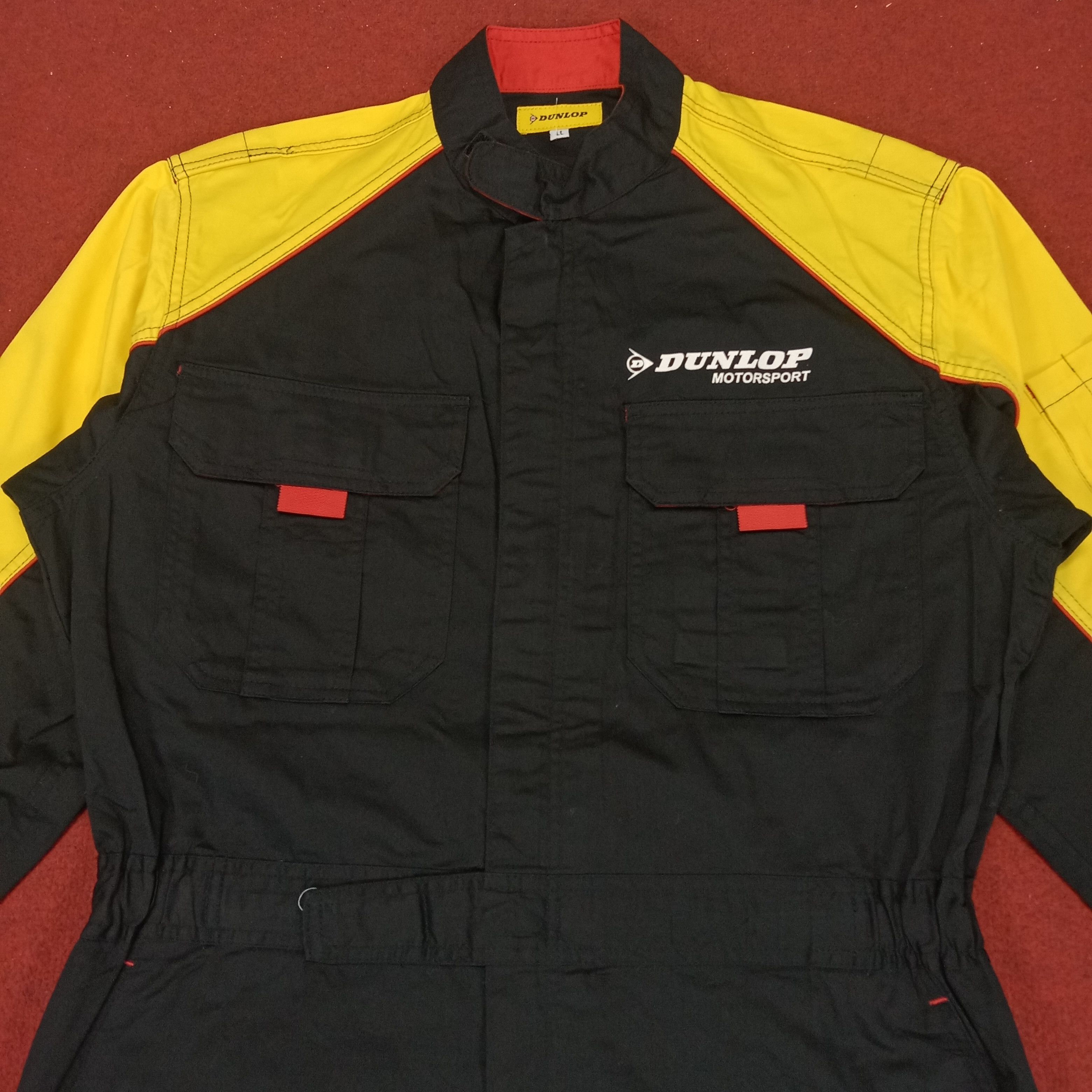 Dunlop × Vintage Dunlop Motorsports Workwear Coverall Jacket Size US M / EU 48-50 / 2 - 6 Thumbnail