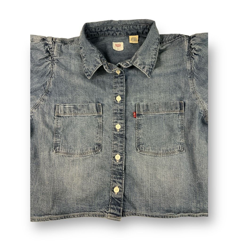 Levi's Levi’s Denim Cropped Top Size Extra Large Size XL / US 12-14 / IT 48-50 - 3 Thumbnail