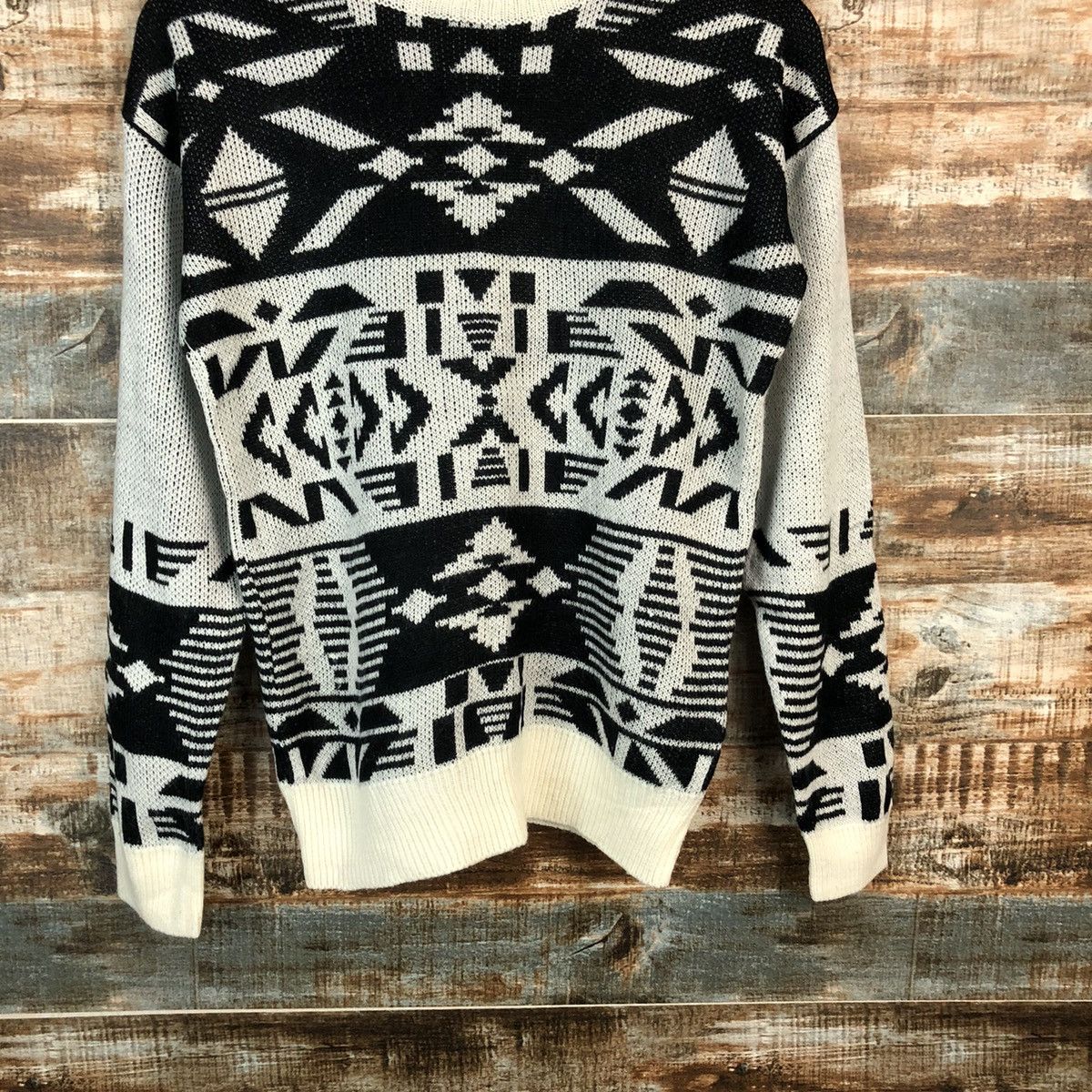 Homespun Knitwear × Japanese Brand Earth & Music Econology Black Knitwear #A1714 Size US S / EU 44-46 / 1 - 6 Thumbnail
