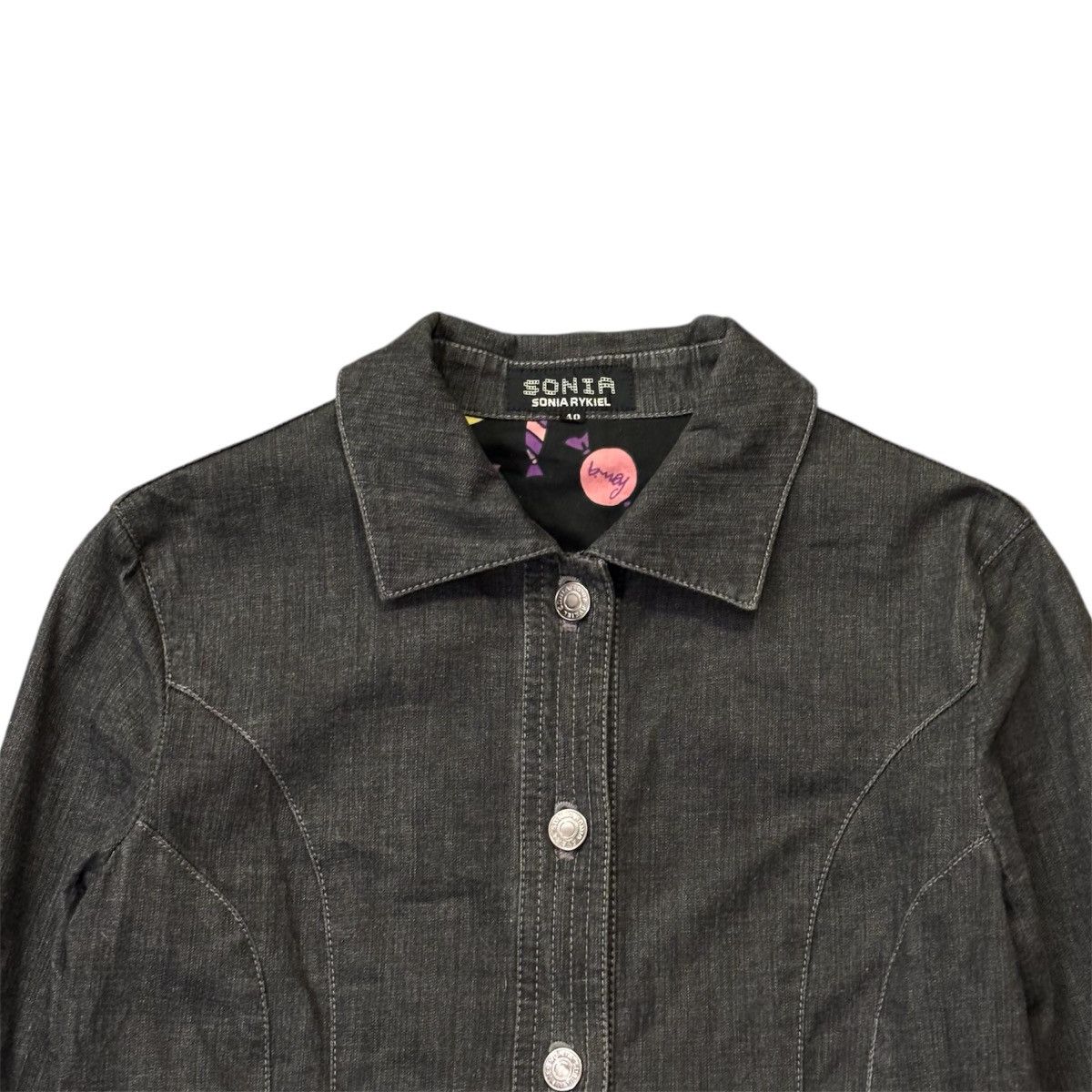 Sonia Rykiel Sonia Rykiel Denim Jacket Size S / US 4 / IT 40 - 3 Thumbnail