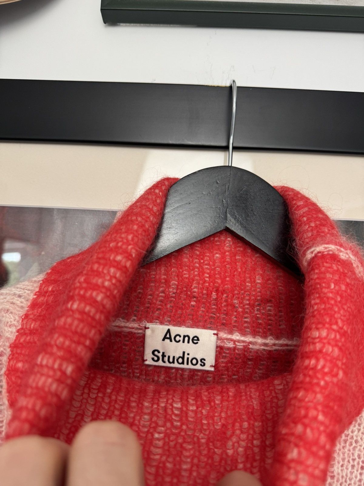 Acne Studios Oversize Knit Acne Studios Mohair Wool Turtelneck Sweater Size M / US 6-8 / IT 42-44 - 3 Thumbnail