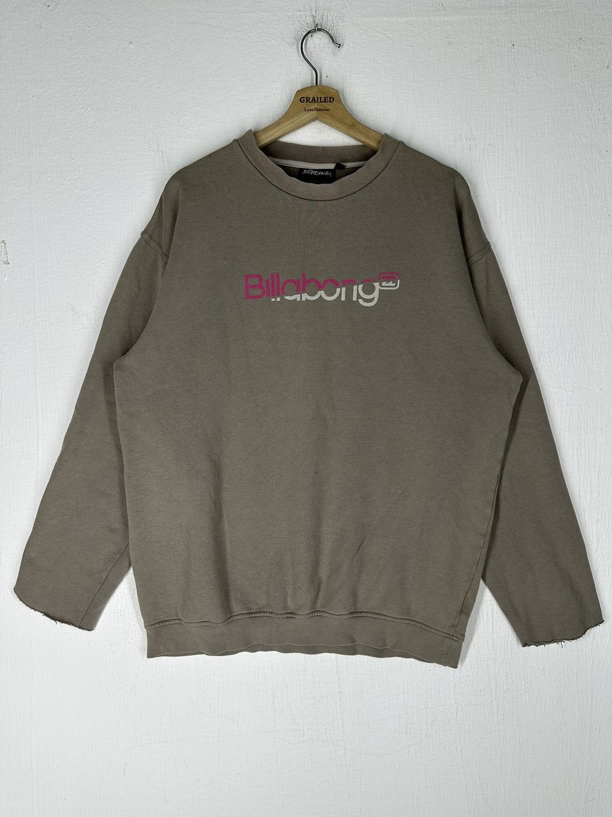 Billabong × Vintage Billabong Spellout Logo Sweatshirt Size US L / EU 52-54 / 3 - 2 Thumbnail