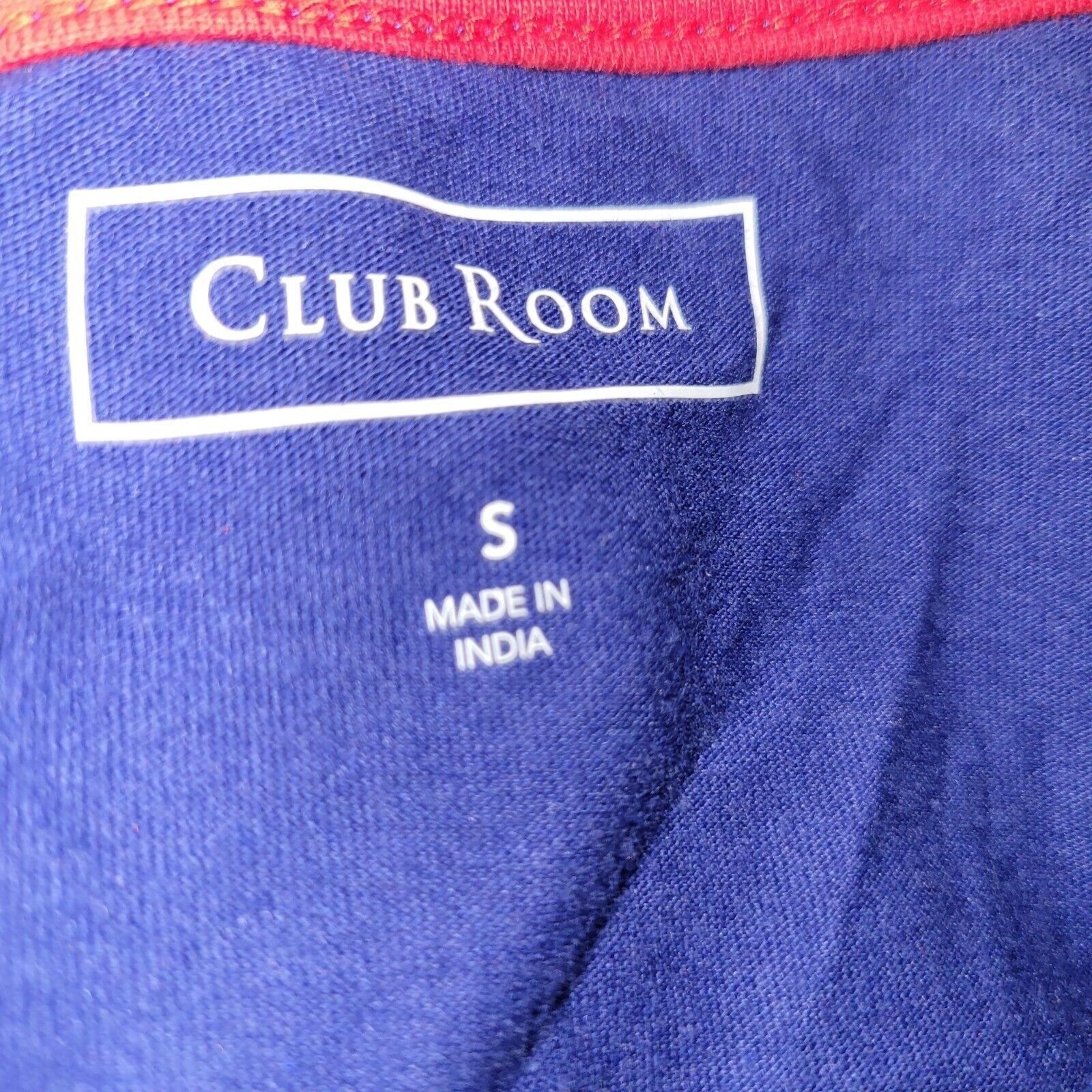 Club Room Men's Clubroom Tshirt. Size Small. New With Tags. Size US S / EU 44-46 / 1 - 7 Thumbnail