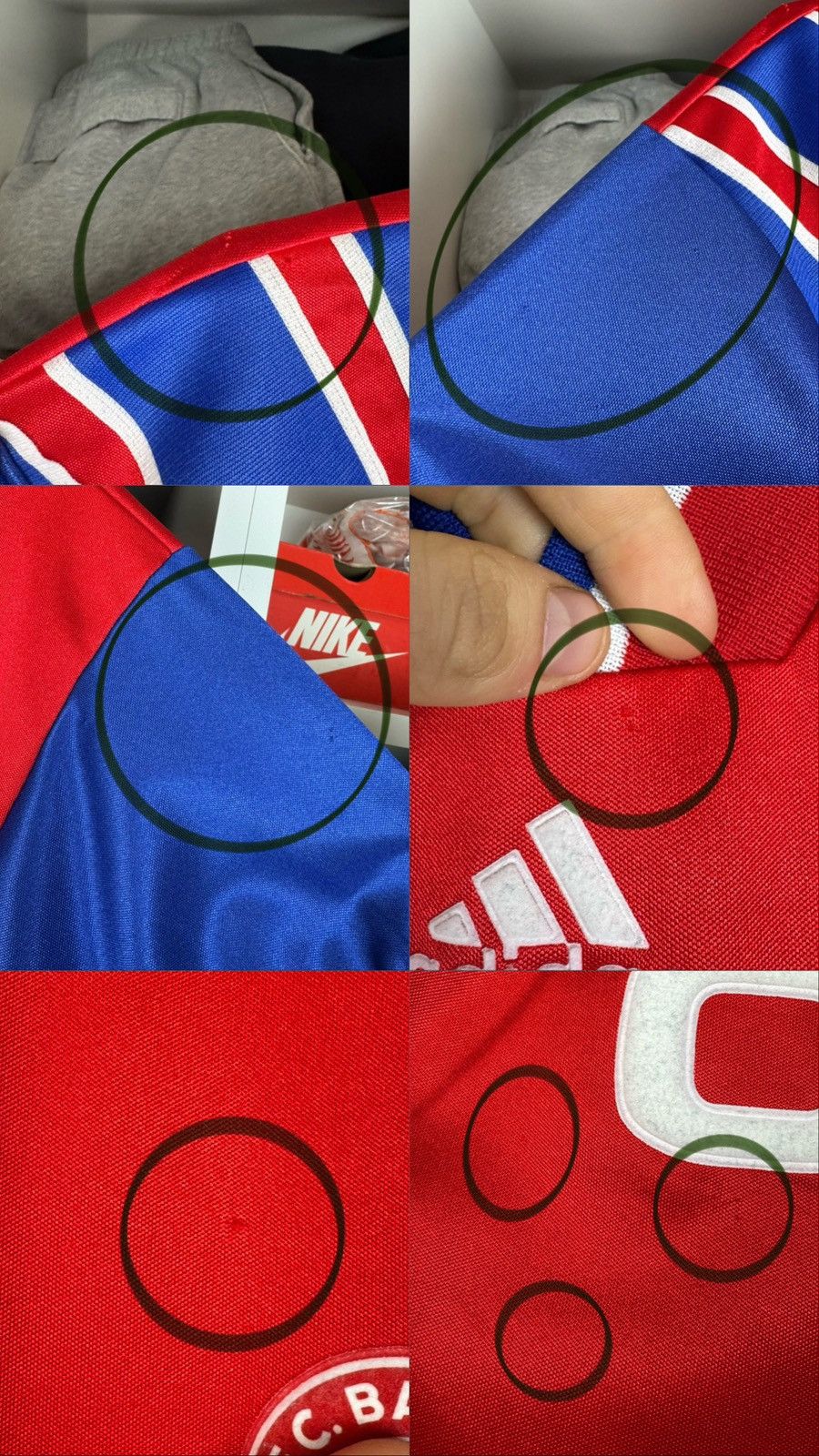 Adidas Adidas FC Bayern Munich Soccer Jersey 1993 1995 Vintage Size US XS / EU 42 / 0 - 11 Thumbnail