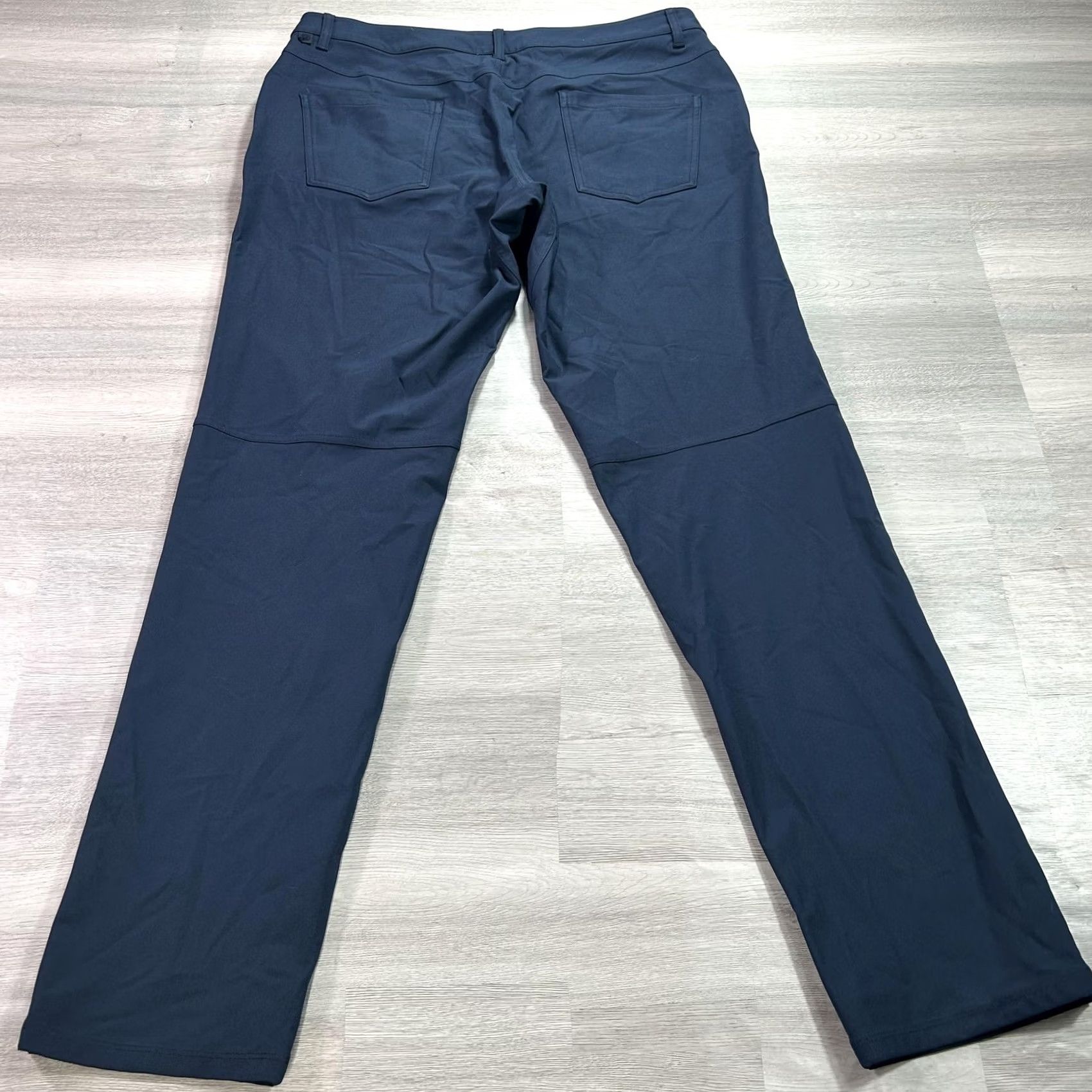 Lululemon Lululemon Pants Mens 36 Blue Straight Leg 5 Pocket Chino Casual LM5ADFS Size US 36 / EU 52 - 2 Thumbnail