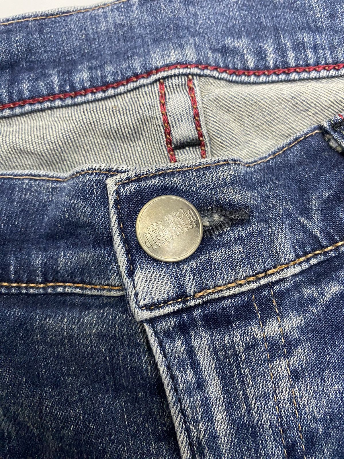 Edwin EDWIN BLUE TRIP DISTRESSED DENIM JEANS UNDERCOVER STYLE Size US 34 / EU 50 - 10 Thumbnail