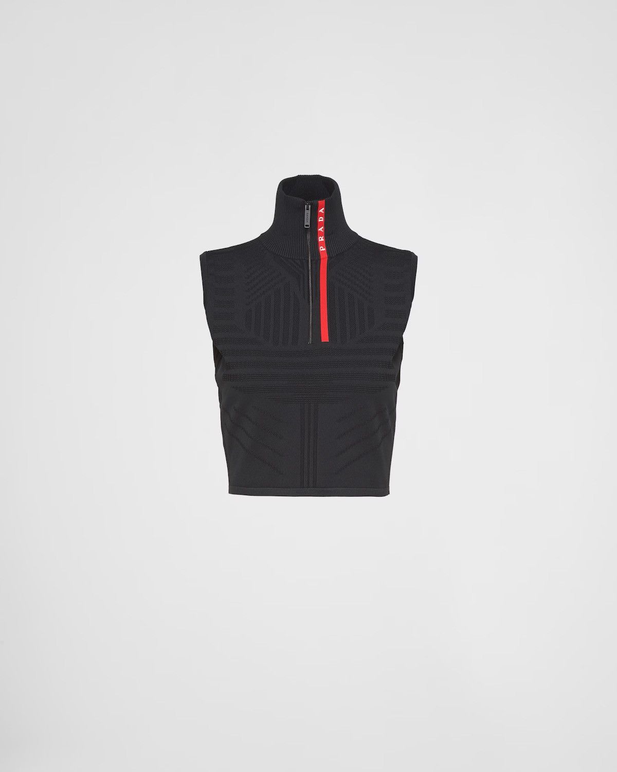 Prada Tech Rec Re-Nylon Piqué Sleeveless Top Size S / US 4 / IT 40 - 1 Thumbnail