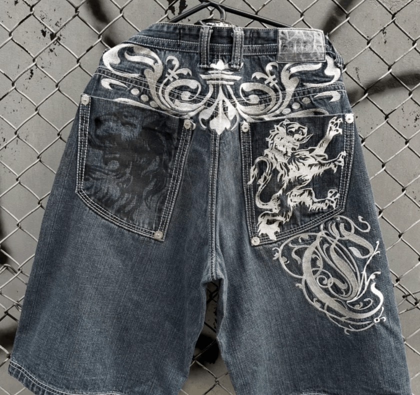 Japanese Brand Retro American Denim Shorts Hip Hop Size US 32 / EU 48 - 10 Thumbnail