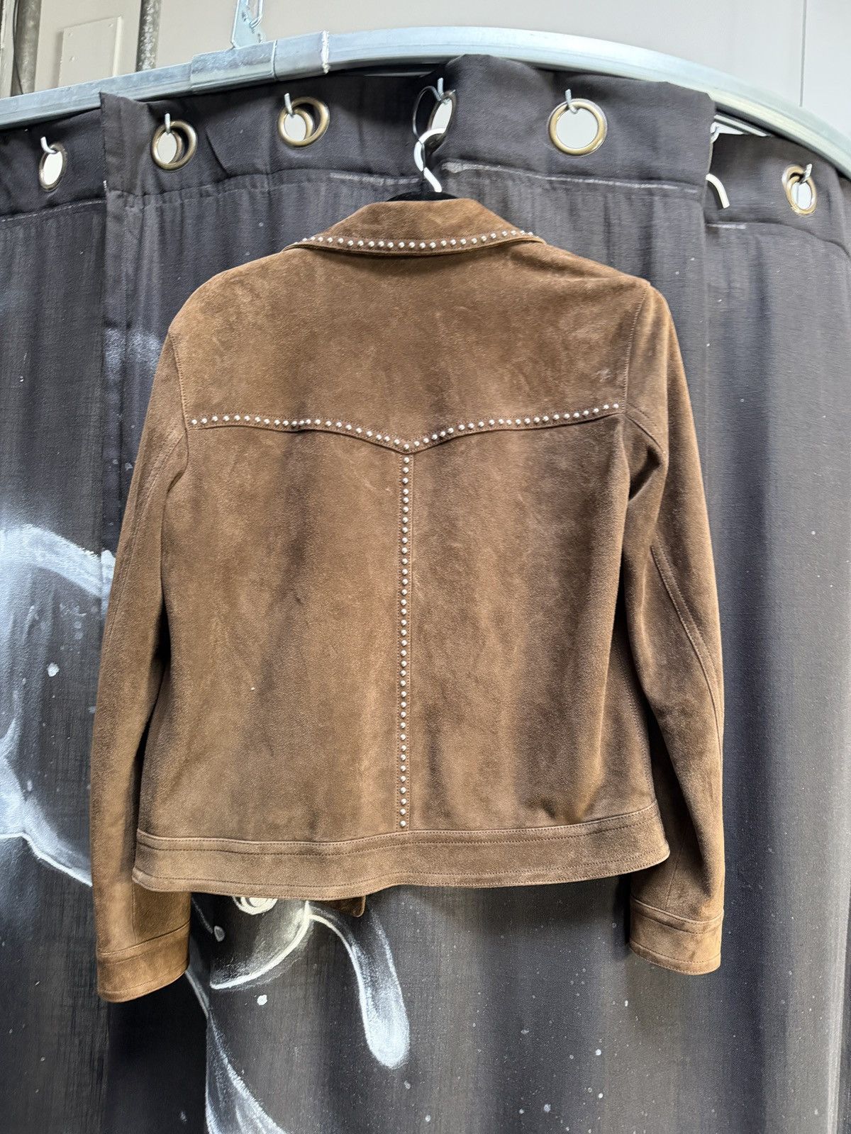 Saint Laurent Paris Saint Laurent Paris SS16 Suede Studded Western Jacket Size US M / EU 48-50 / 2 - 4 Thumbnail