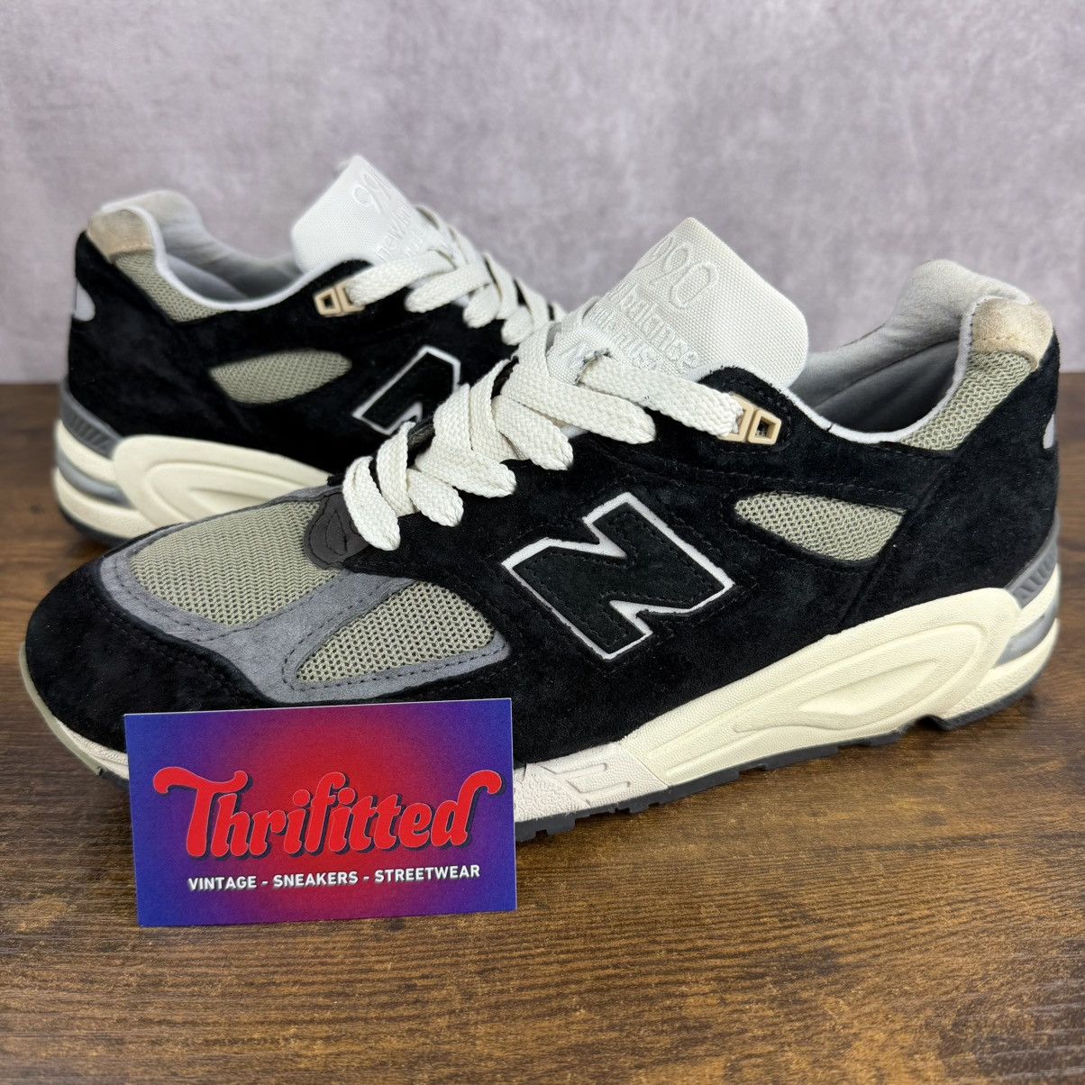 New Balance New Balance 990v2 MiUSA Teddy Santis Black True Camo M990TE2 Size US 9.5 / EU 42-43 - 1 Thumbnail