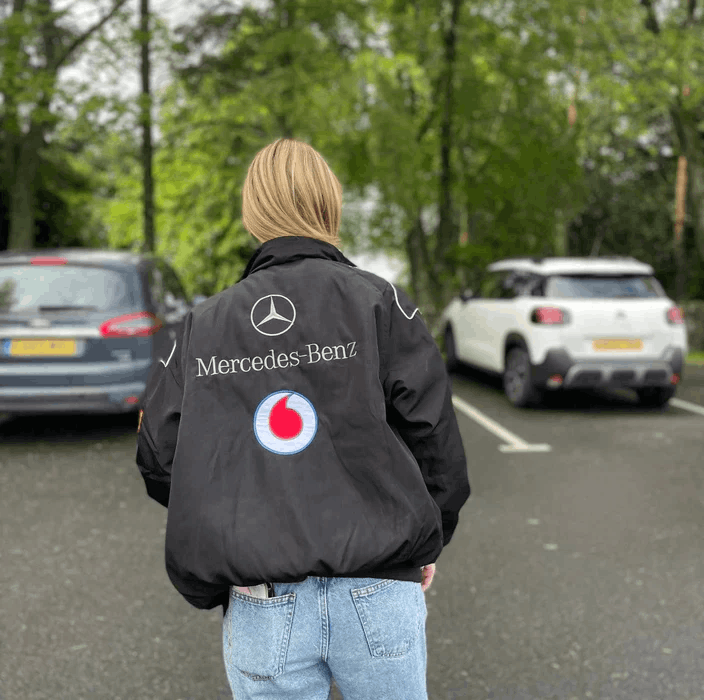 Japanese Brand 💀🏎️ MERCEDES 🔥🔥 BENZ Unisex Adults Racing Jacket Coats Size US L / EU 52-54 / 3 - 5 Thumbnail