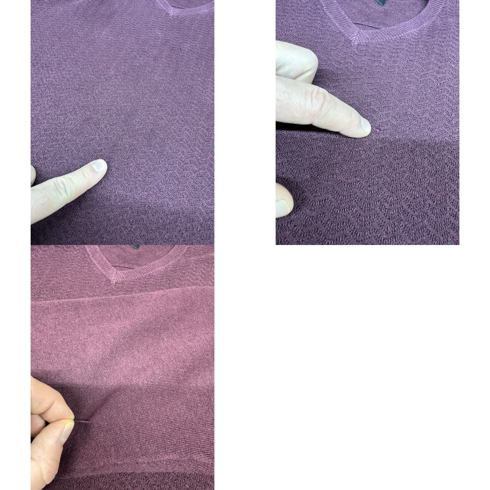 Vintage VINTAGE? (No) Buttercloth Sweater Mens XL Burgundy Pullover Long Sleeve Knit Collared Solid Regular Fit Knit Wool? Size US XL / EU 56 / 4 - 8 Thumbnail