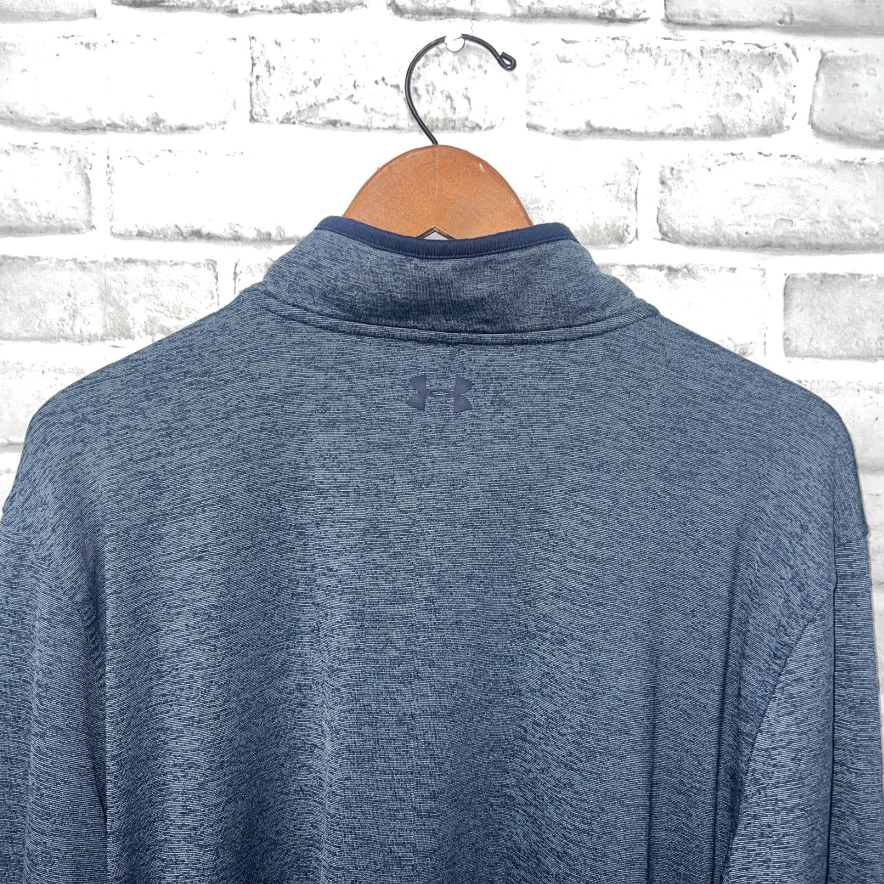 Under Armour Under Armour Pullover Shirt 2XL Mens Blue Half Zip Pullover Activewear Regular Size Size US XXL / EU 58 / 5 - 5 Thumbnail