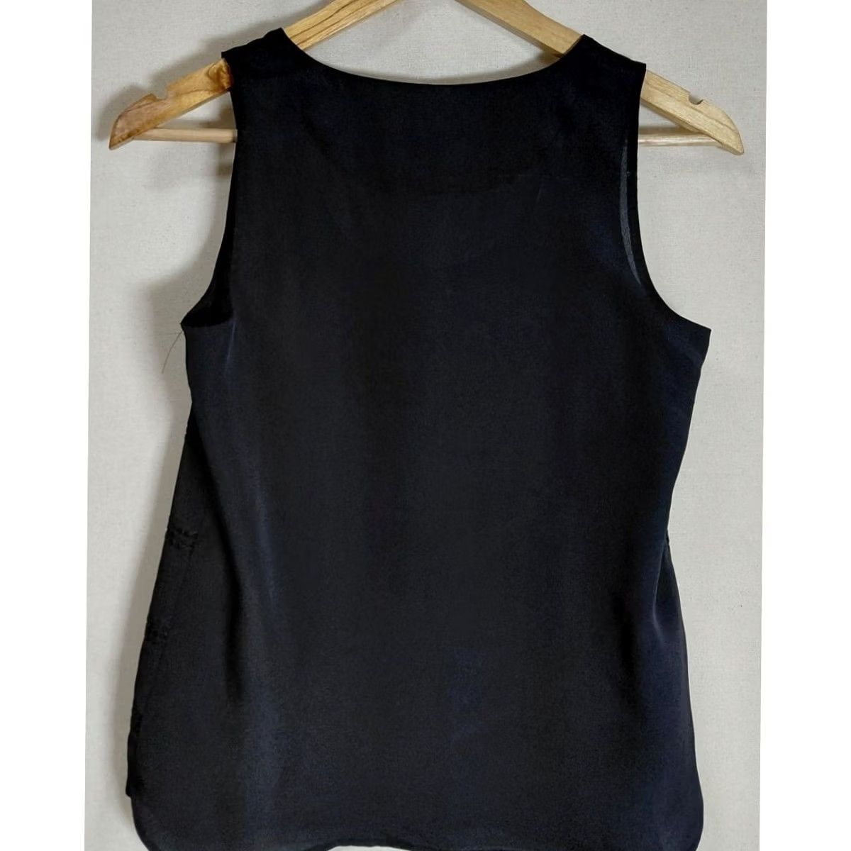 Loft LOFT Petites Black Sleeveless Tank Top Scoop Neck Women XS Petite Solid Sleeveless Casual Workwear Size XS / US 0-2 / IT 36-38 - 2 Thumbnail