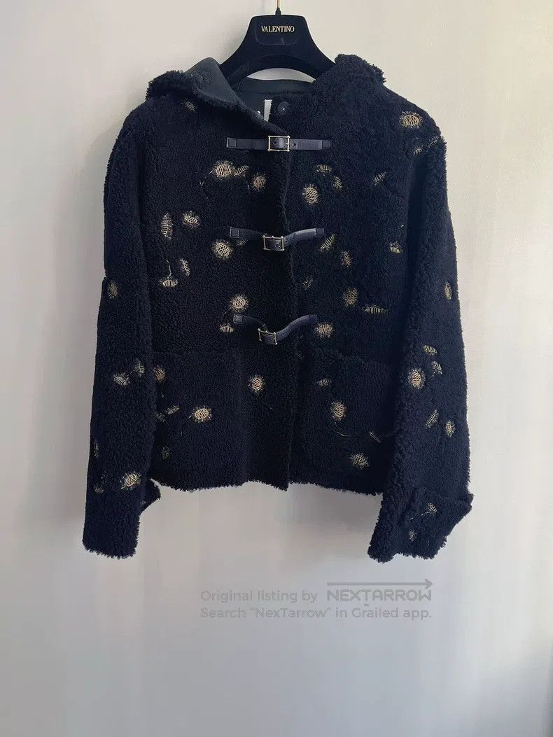 Valentino Valentino Heavy embroidered fur jacket Size S / US 4 / IT 40 - 1 Thumbnail