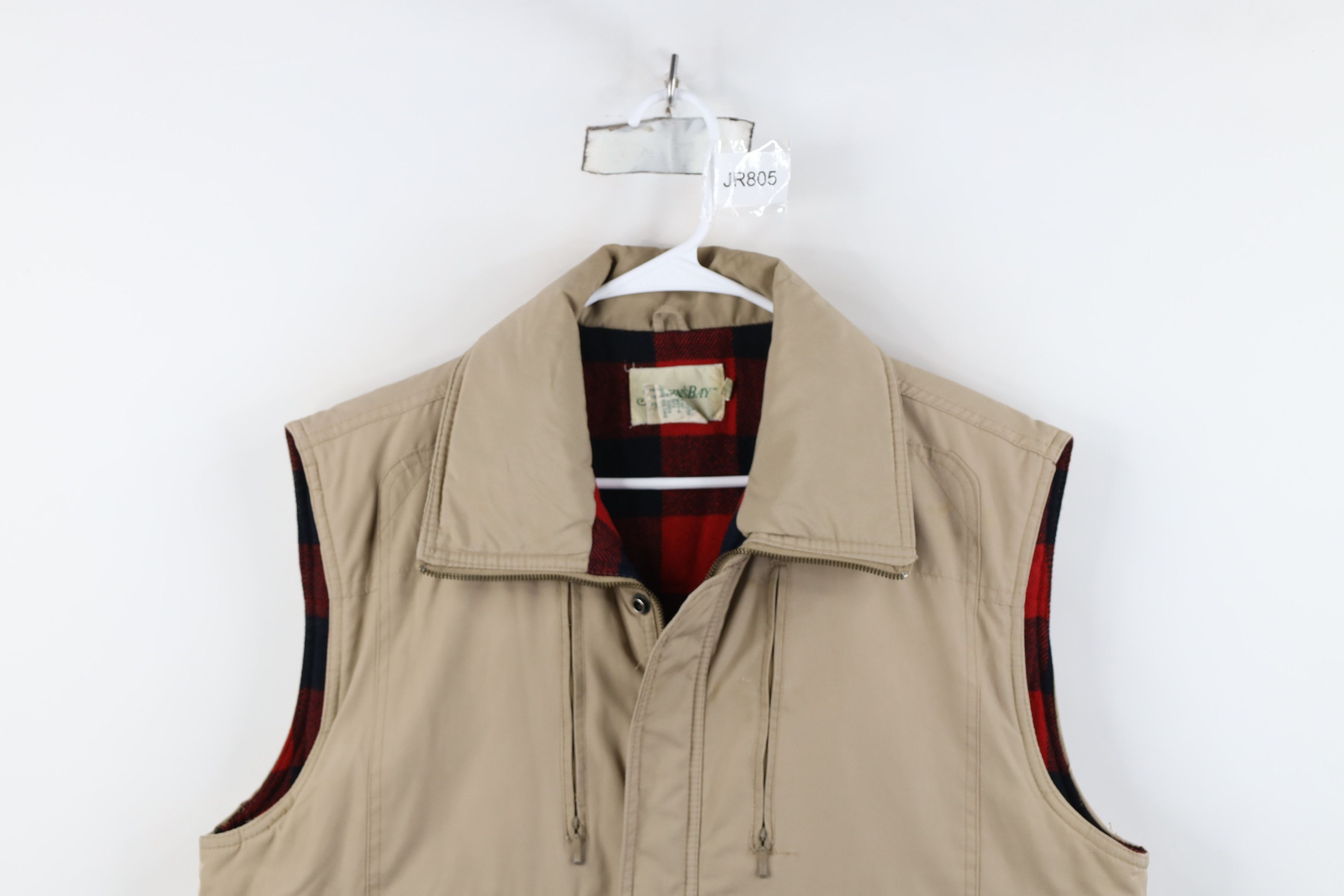 Vintage Vintage 70s Streetwear Lined Full Zip Puffer Vest Jacket Size US XL / EU 56 / 4 - 2 Thumbnail
