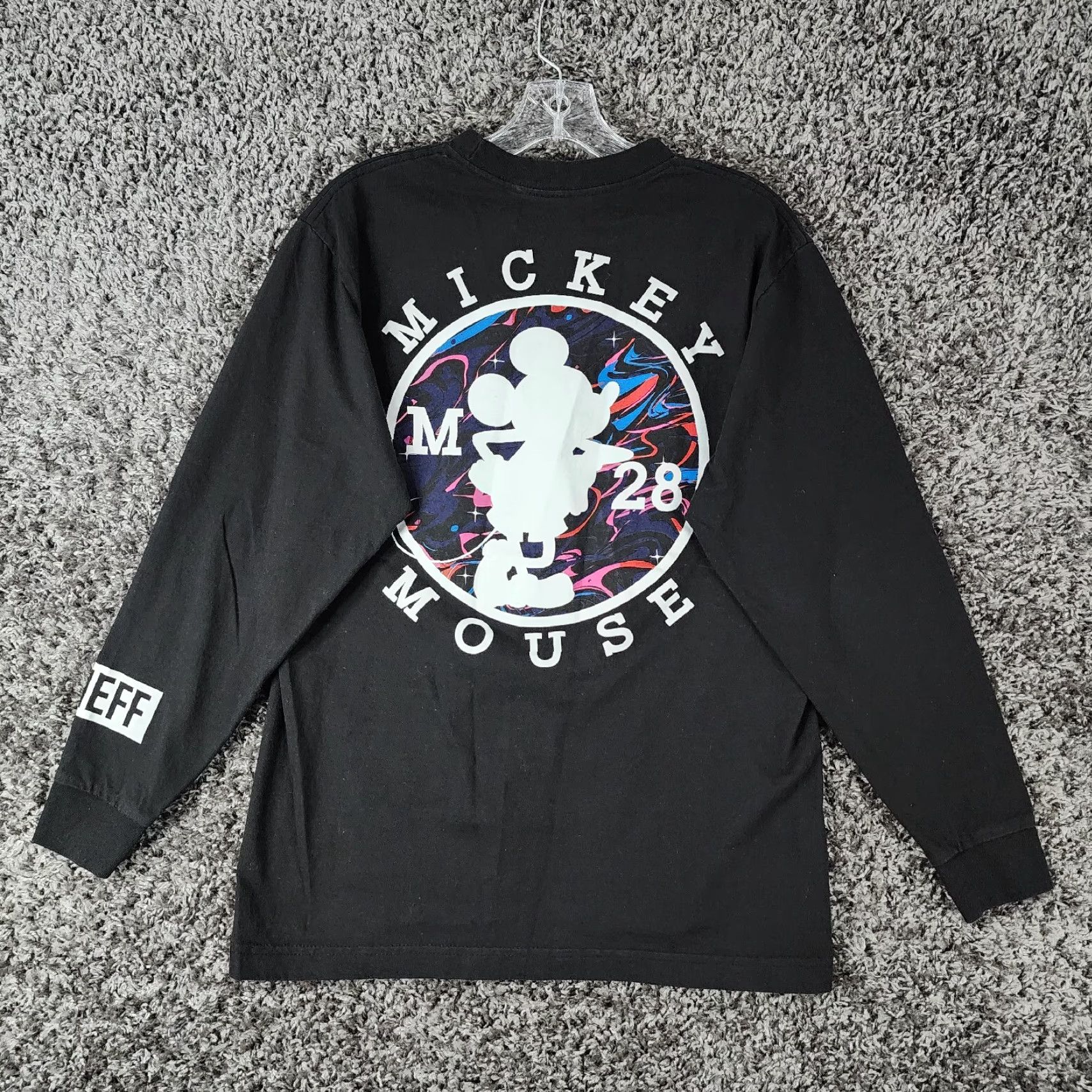 Disney Disney Neff Mens Black Long Sleeve Mickey Mouse Graphic Tee Size M Size US M / EU 48-50 / 2 - 5 Thumbnail