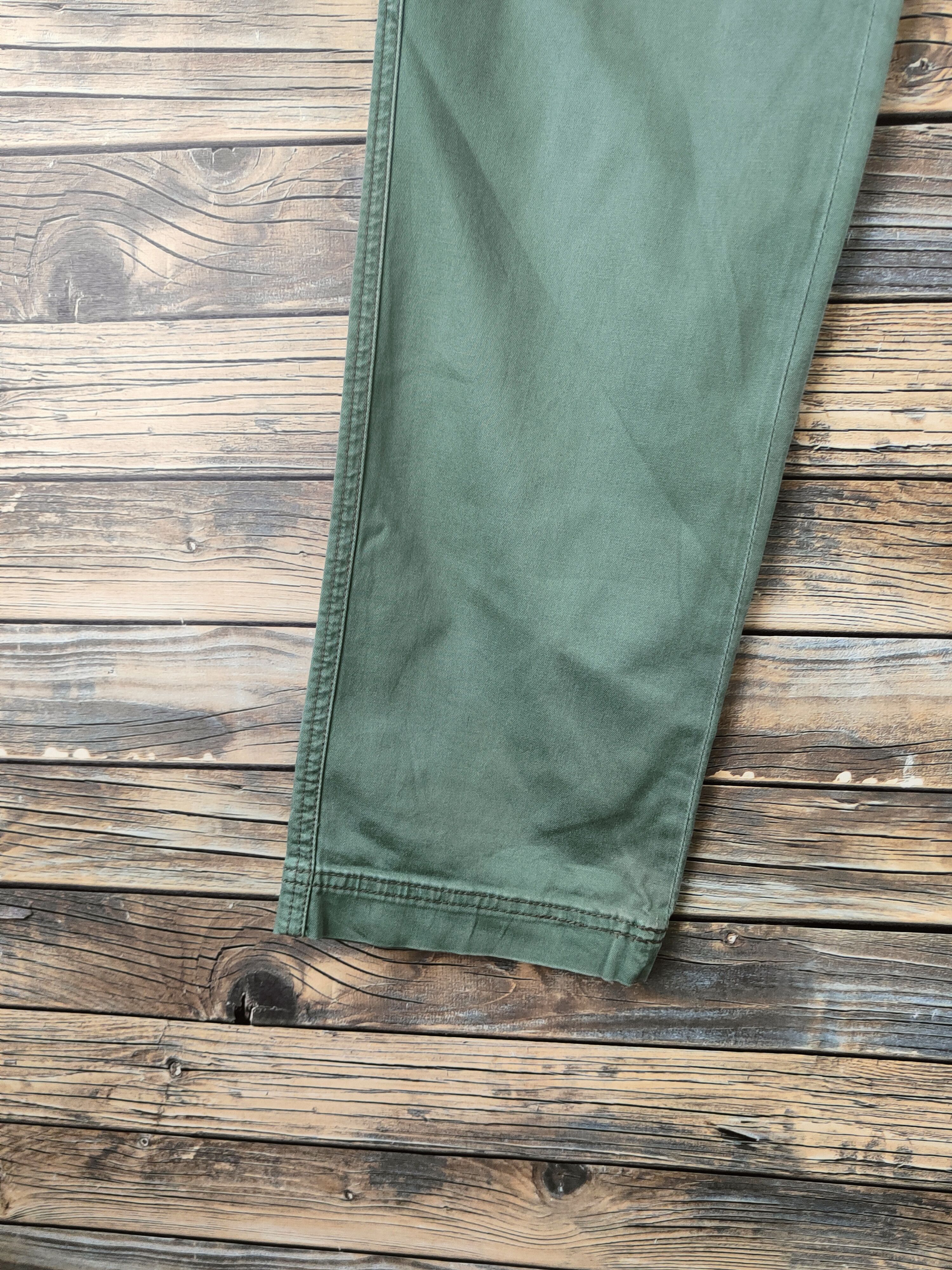 Global Work DL Global Work Green Multipocket Cargo Pants #46-297 Size US 32 / EU 48 - 4 Thumbnail