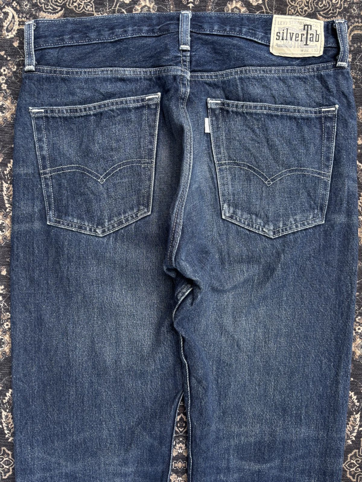 Levi's Levi's Silver Tab Straight Fit Denim Indigo Jeans Pants Size US 32 / EU 48 - 8 Thumbnail