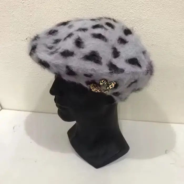 Japanese Brand Leopard Defier Fleece Beanie Hat Size ONE SIZE - 2 Thumbnail