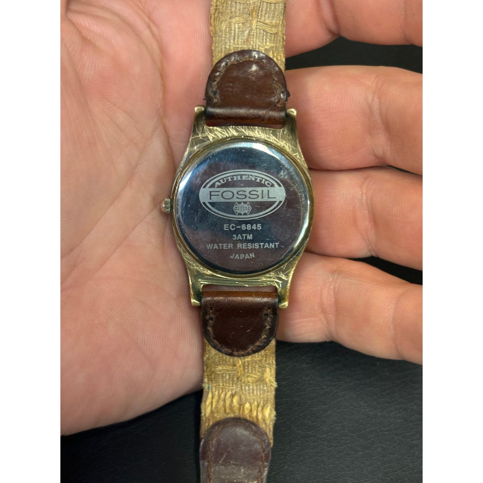 Fossil Vintage Authentic Fossil EC-6845 Men’s Watch! New Battery! Size ONE SIZE - 5 Thumbnail