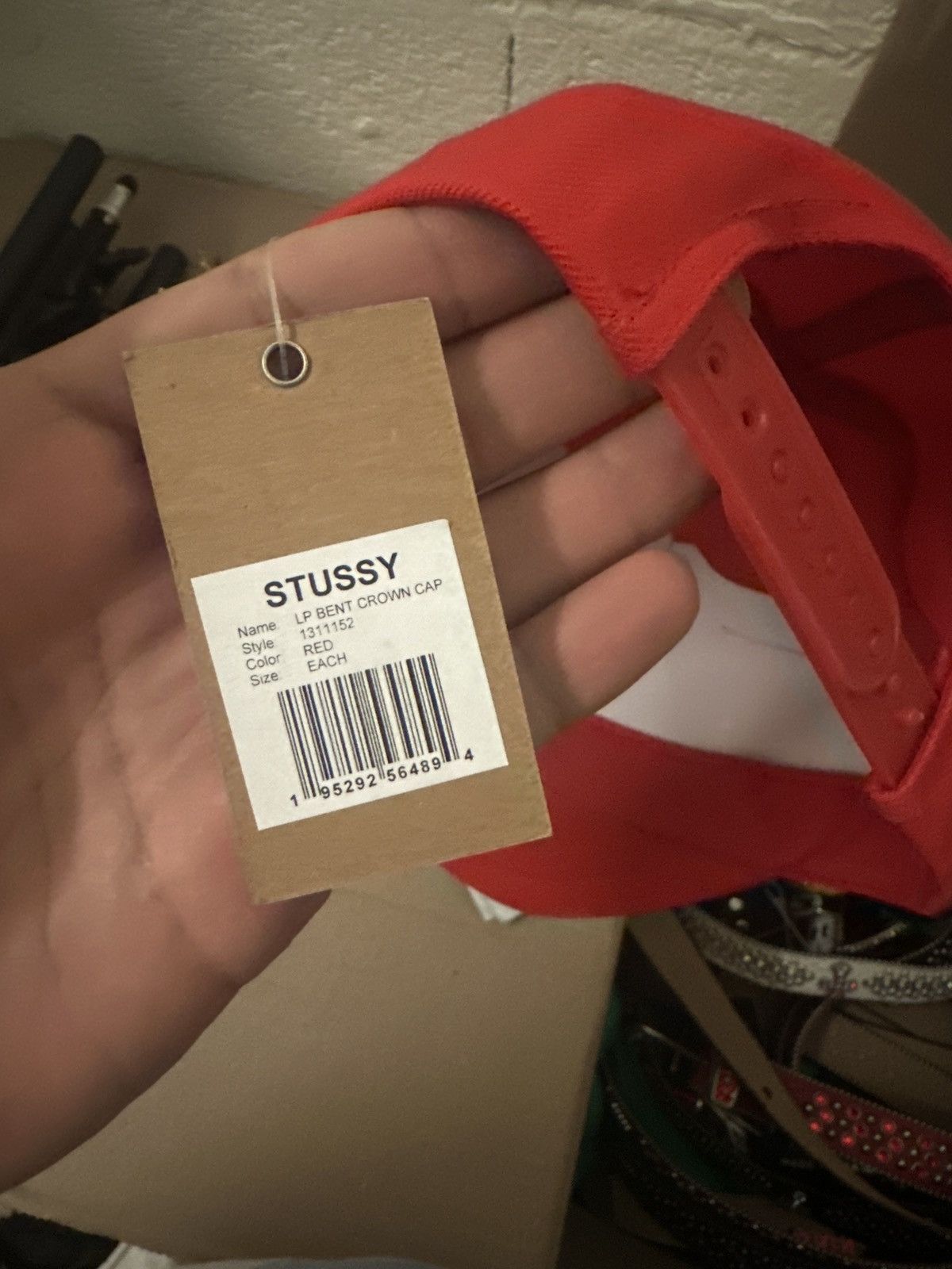 Stussy Stüssy Red Crown Logo Cap Size ONE SIZE - 5 Thumbnail