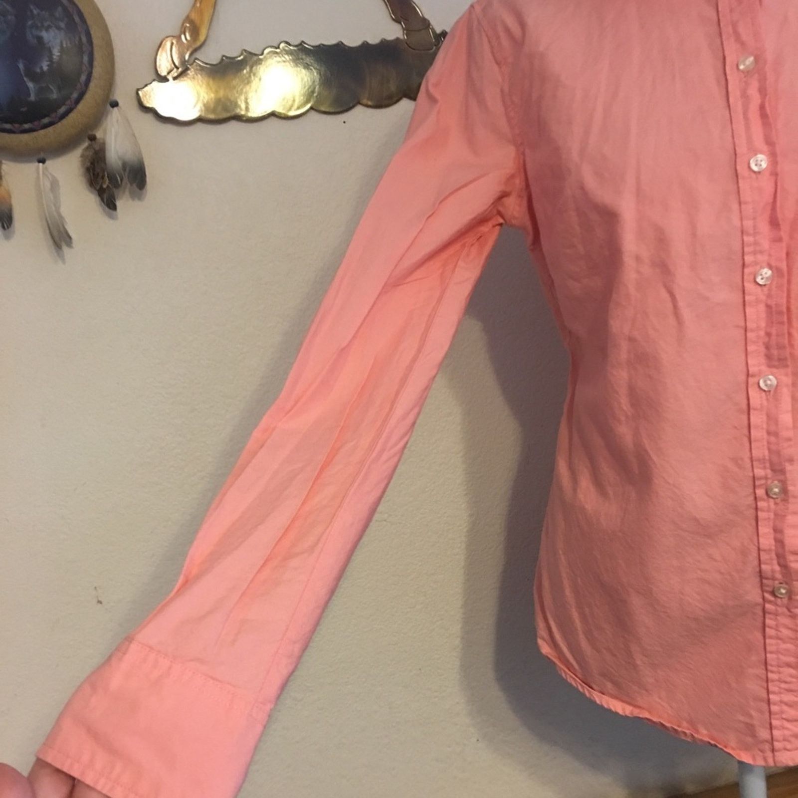Merona Merona pink button front shirt XS Size XS / US 0-2 / IT 36-38 - 3 Thumbnail