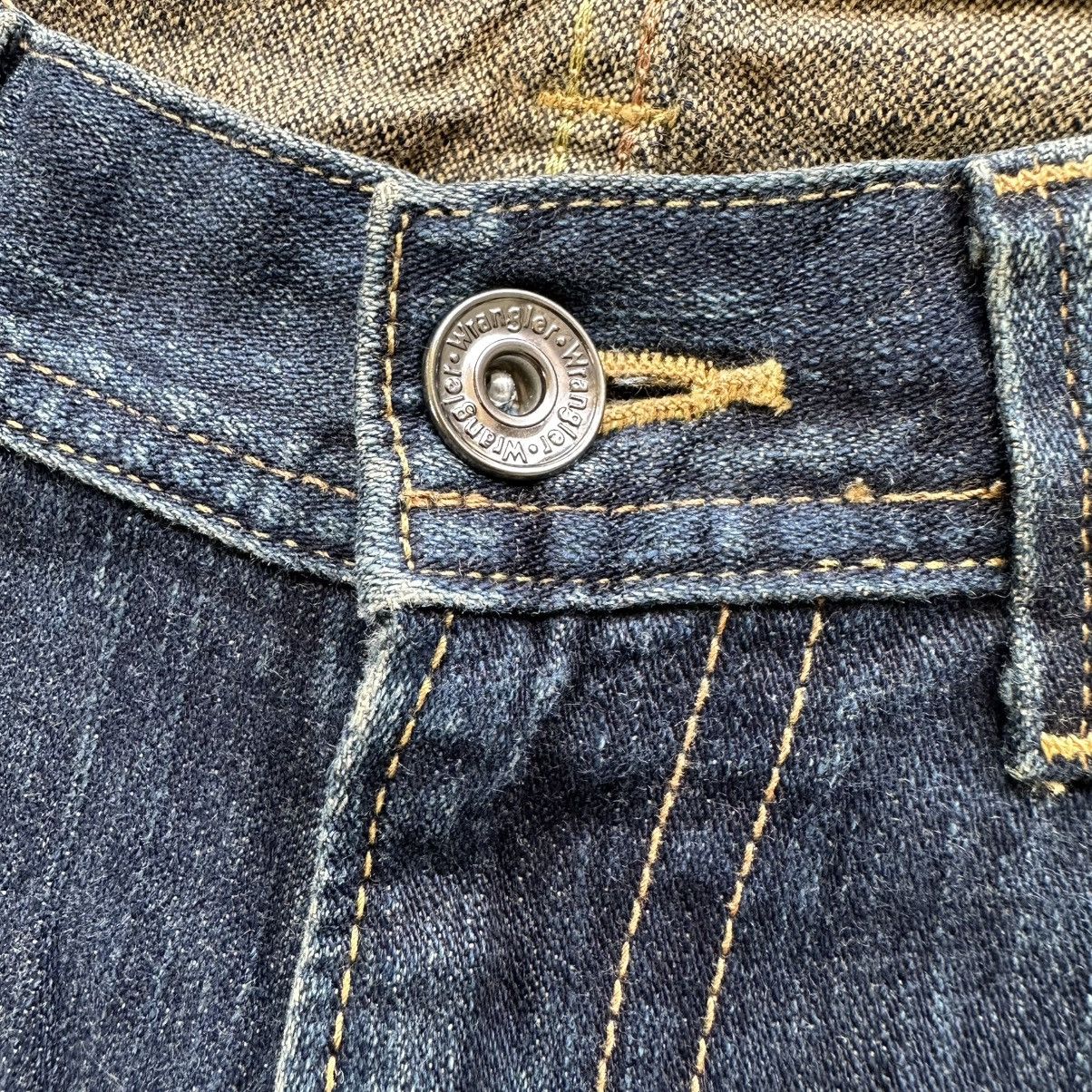 Japanese Brand Vintage Wrangler Distressed Denim Jean Pant W36 Size US 36 / EU 52 - 4 Thumbnail