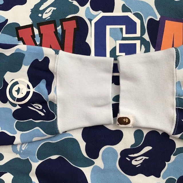 Bape BAPE Shark sweat shirt ABC camo Blue a bathing ape Size US S / EU 44-46 / 1 - 7 Thumbnail