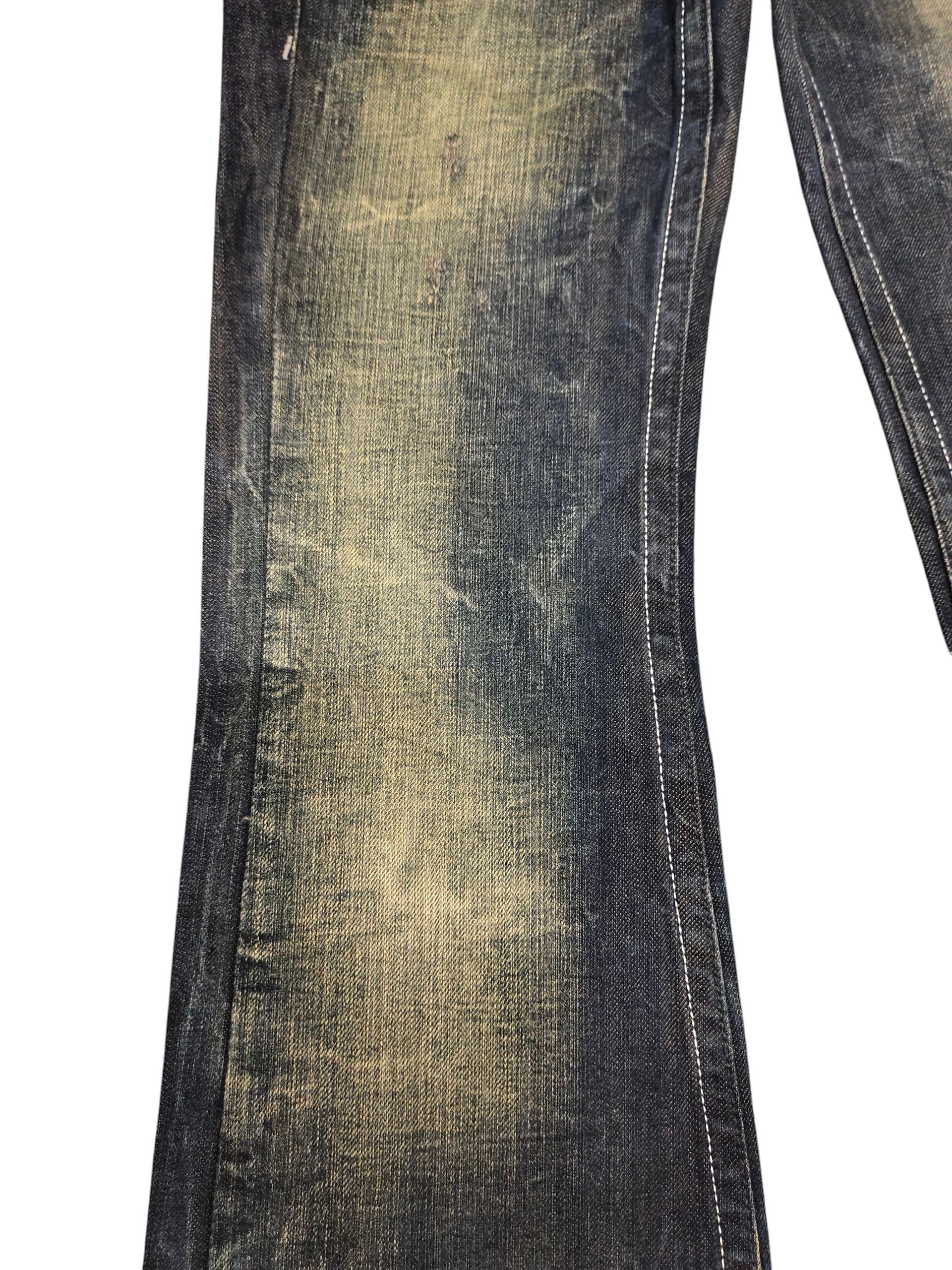 Tornado Mart Flare Jeans Drive Jeans Navajo Embroidered Bootcut Low Rise Size 26" / US 2 / IT 38 - 6 Thumbnail