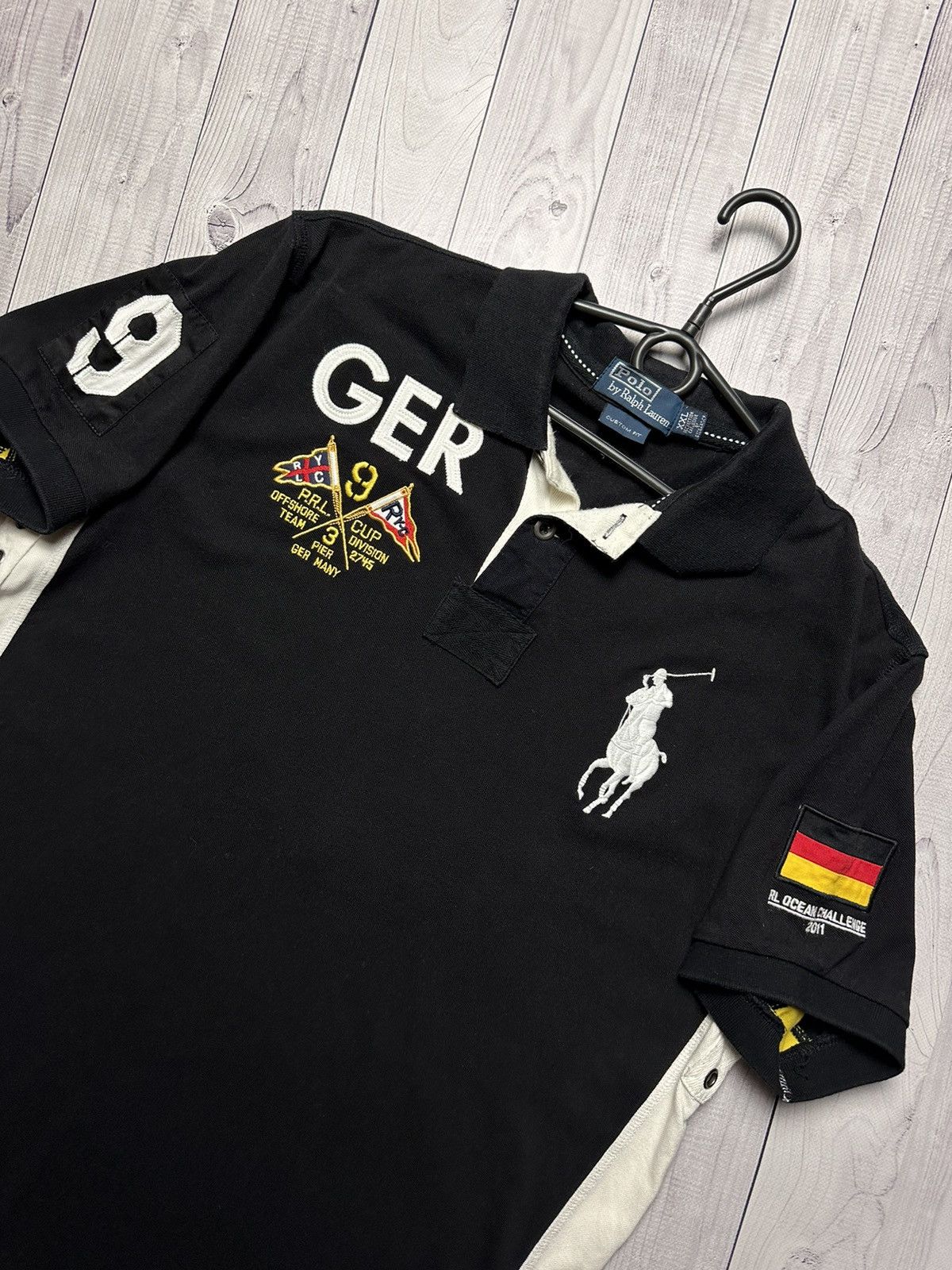 Polo Ralph Lauren × Vintage Vintage Polo Ralph Lauren 9 Germany Deutschland size XXL Size US XL / EU 56 / 4 - 3 Thumbnail