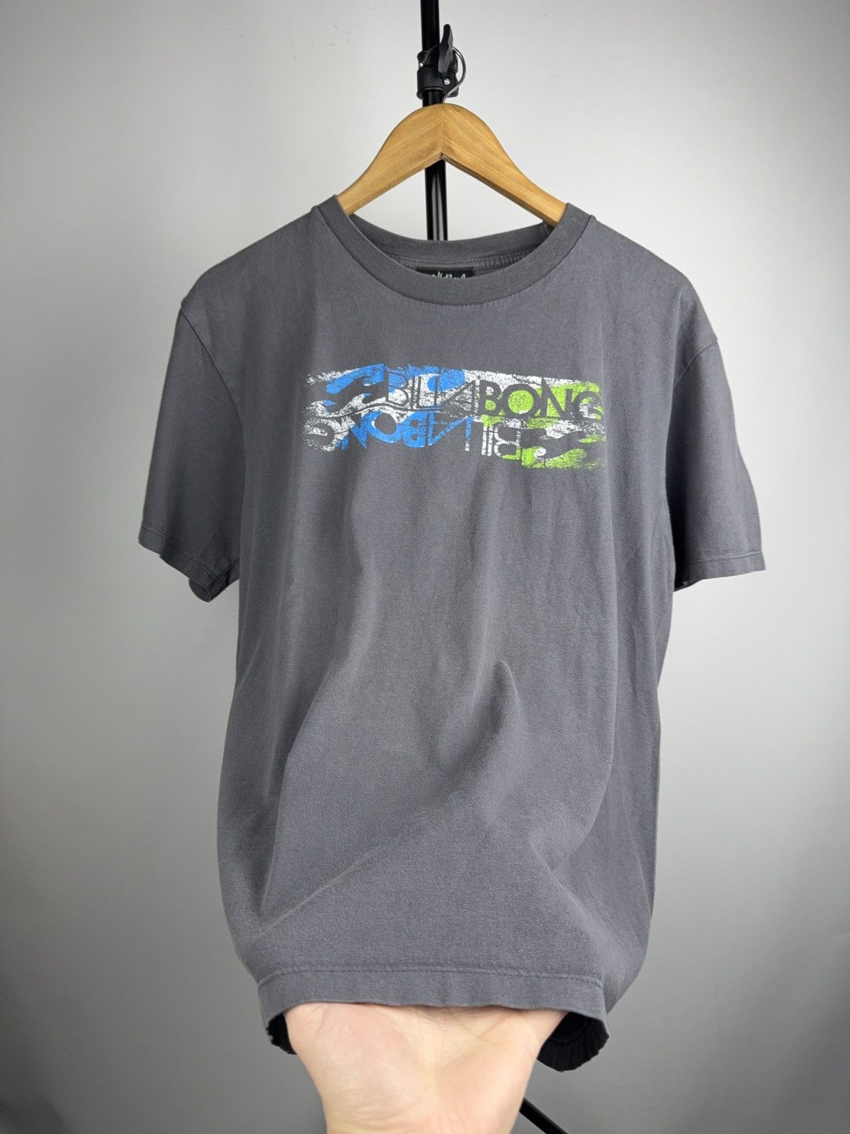 Billabong 00s Retro Billabong Vintage Sk8 Surf Surfwear Logo Tee Y2K Size US M / EU 48-50 / 2 - 5 Thumbnail