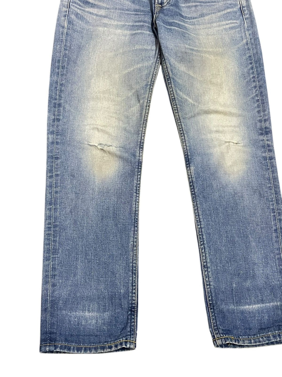 Lee Lee Rider x Elle Blue Fade Wash Ripped Jeans Limited Edition Size 31" - 4 Thumbnail