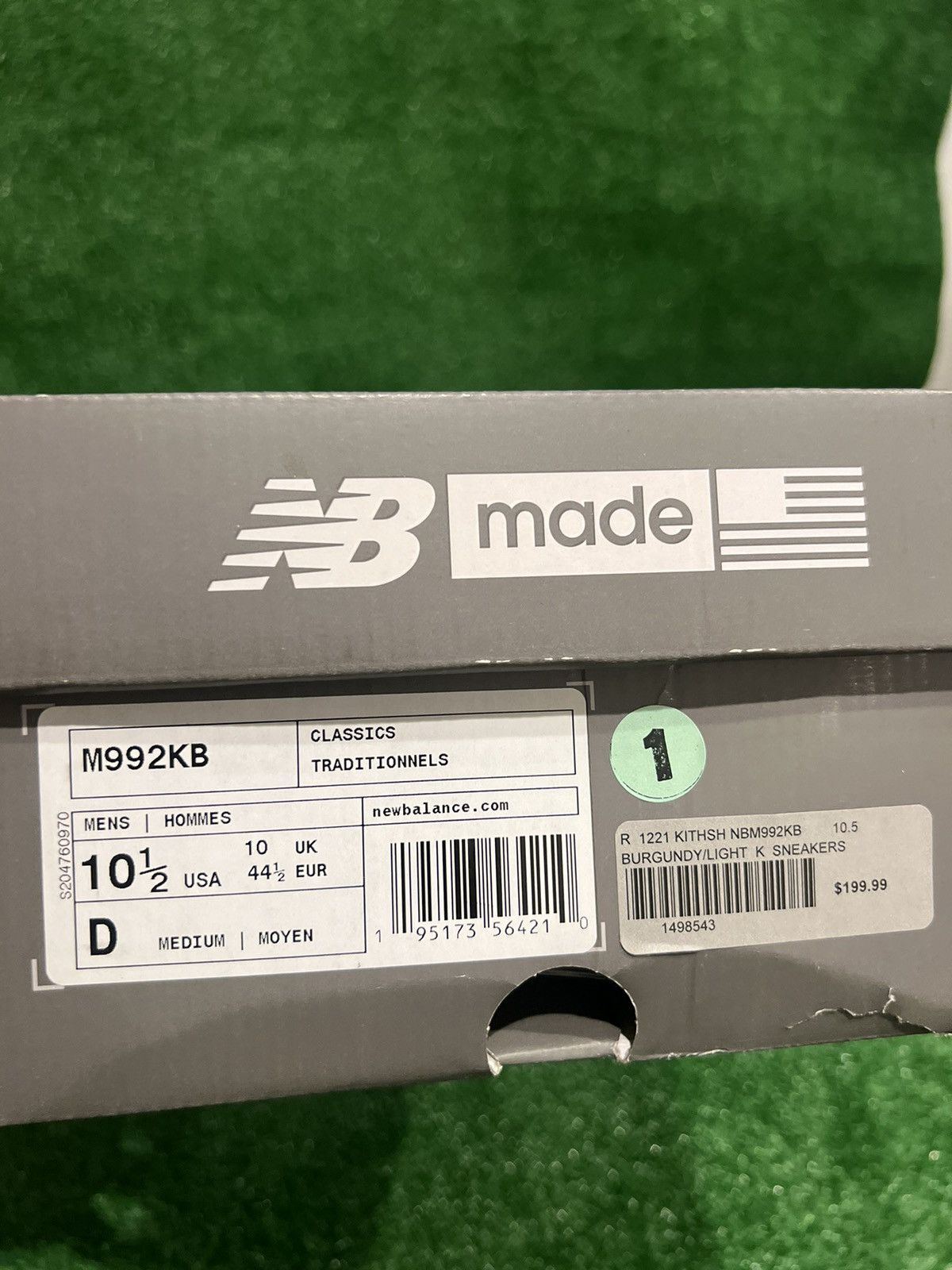 Kith × New Balance Kith x New Balance 992 'Burgundy Reef' Size US 10.5 / EU 43-44 - 8 Thumbnail
