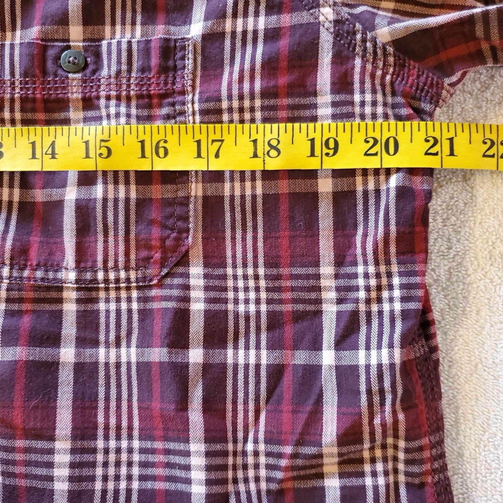 Carhartt Carhartt Shirt Womens Size M Red Plaid Flannel Button-Up Long Sleeve Size M / US 6-8 / IT 42-44 - 5 Thumbnail