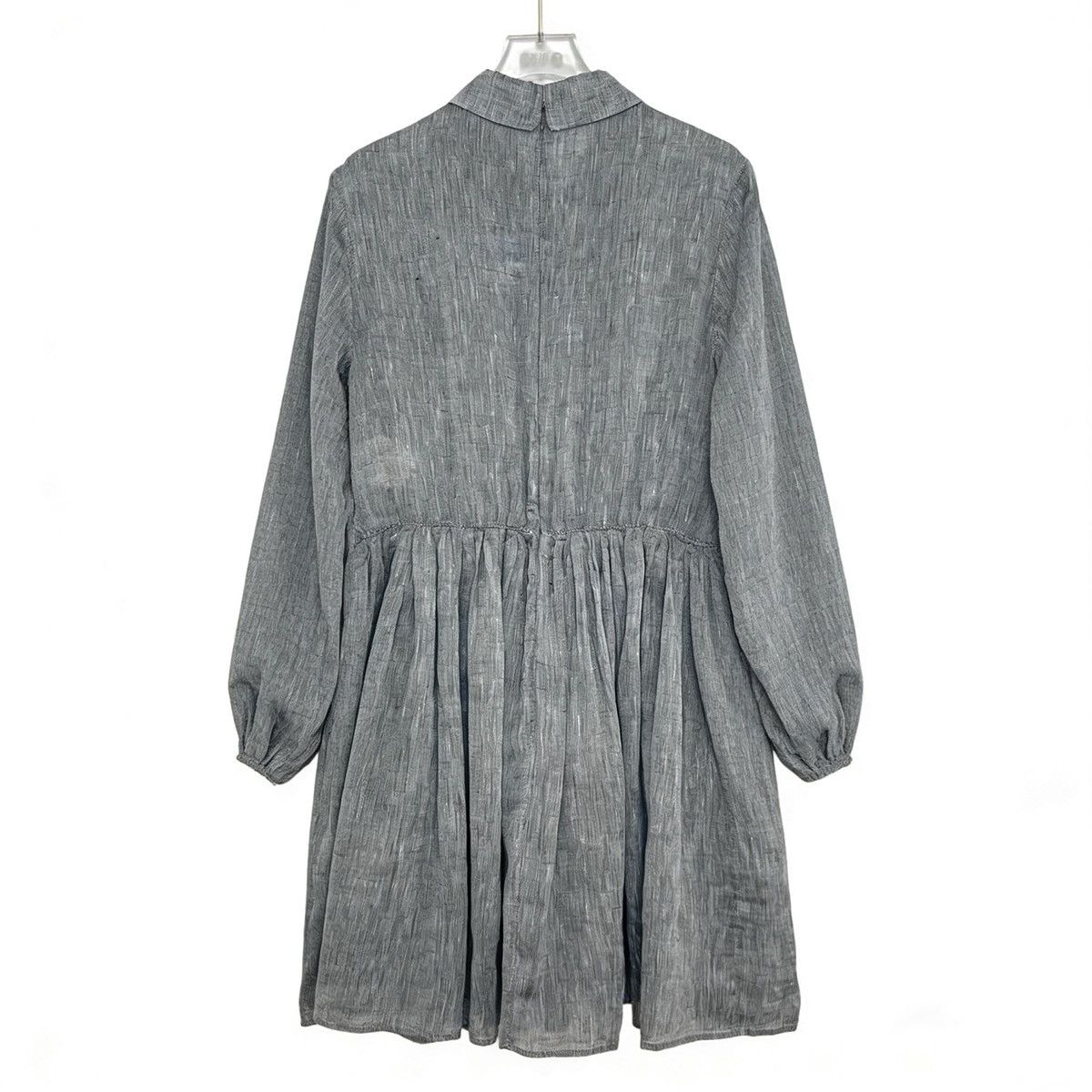 Dior Dior Light Grey Vintage Lace Spliced Dress K26WX Size M / US 6-8 / IT 42-44 - 2 Thumbnail