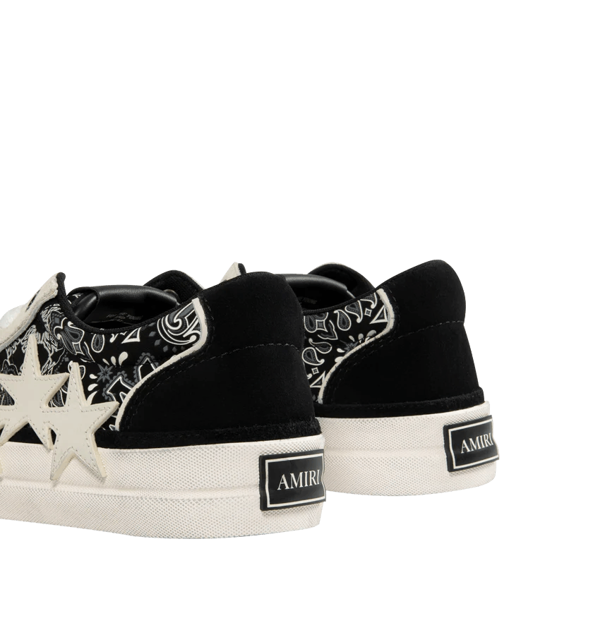 Amiri o1h1sh11225 Bandana Sunset Skate Sneaker in Black Size US 8 / EU 41 - 5 Thumbnail