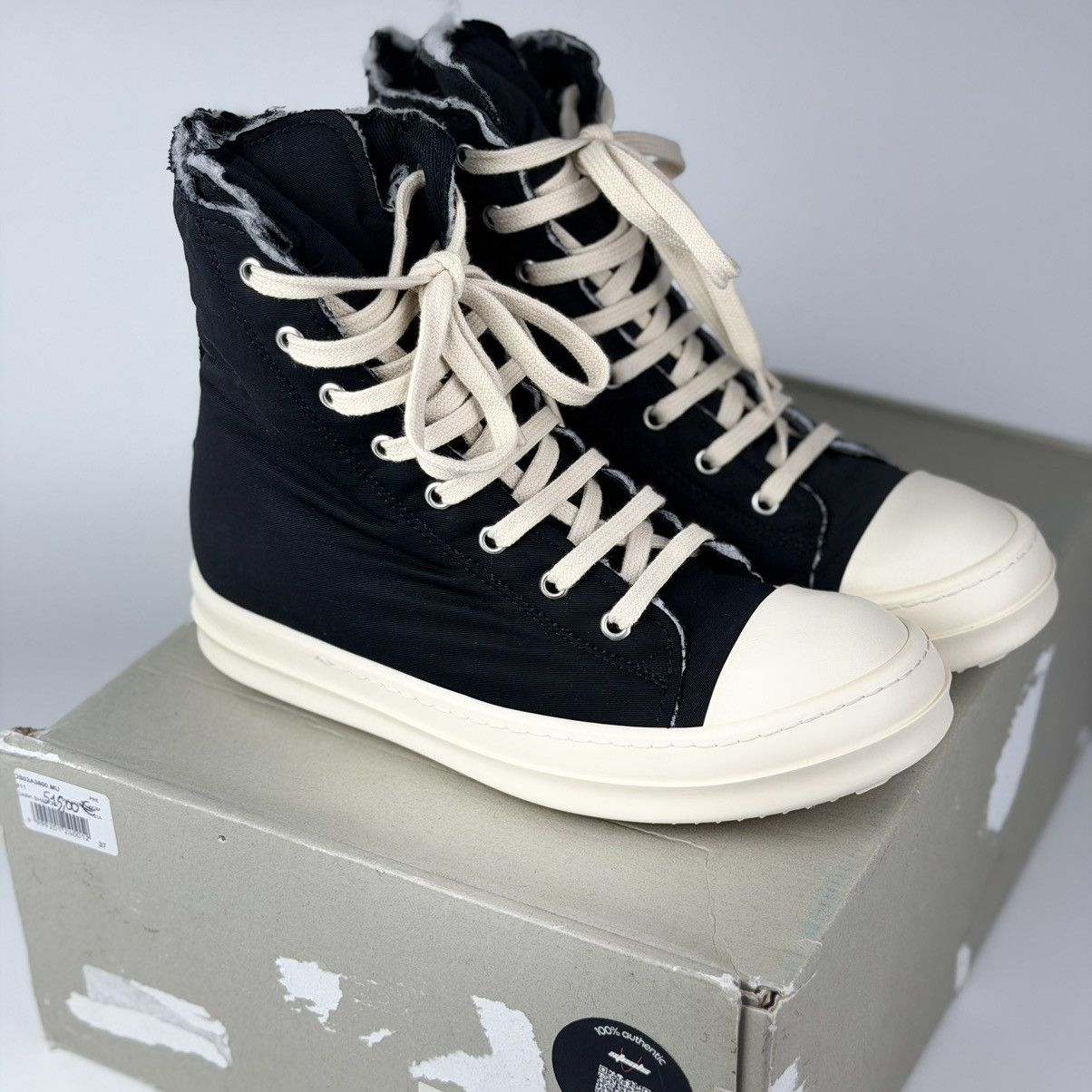 Rick Owens Drkshdw Rick Owens Ramones High 37 Size US 7 / IT 37 - 10 Thumbnail