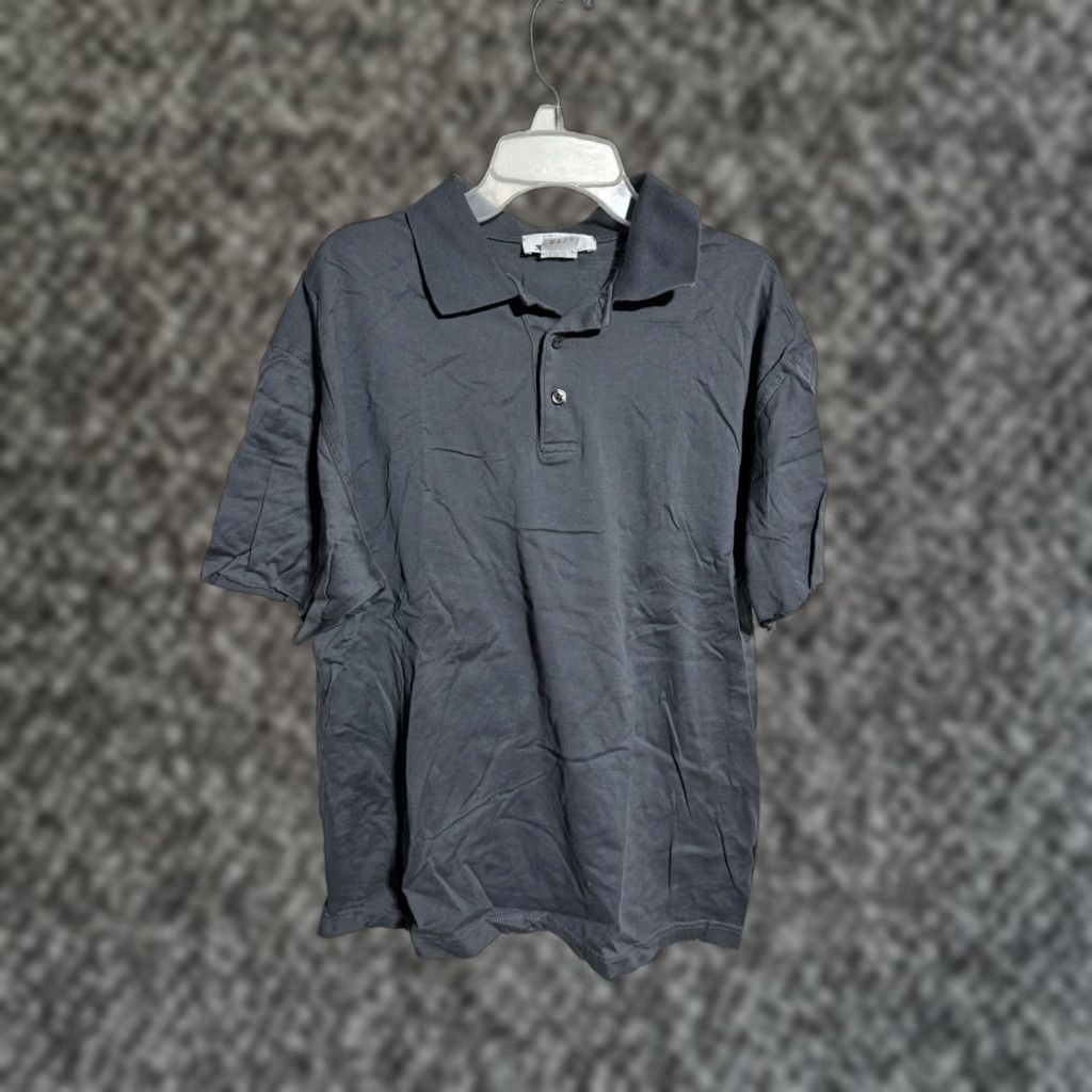 Vintage VINTAGE Franco Ziche Men’s Blue Cotton Button-Up Polo Shirt 90s Casual, Travel Regular L Short Sleeve Made in Italy Men Size US L / EU 52-54 / 3 - 1 Thumbnail