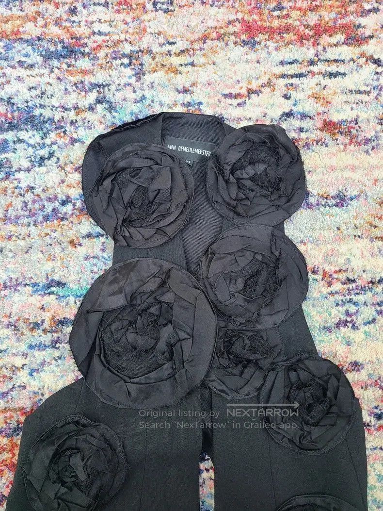 Ann Demeulemeester Ann Demeulemeester Silk Rose Vest. Size US XS / EU 42 / 0 - 4 Thumbnail