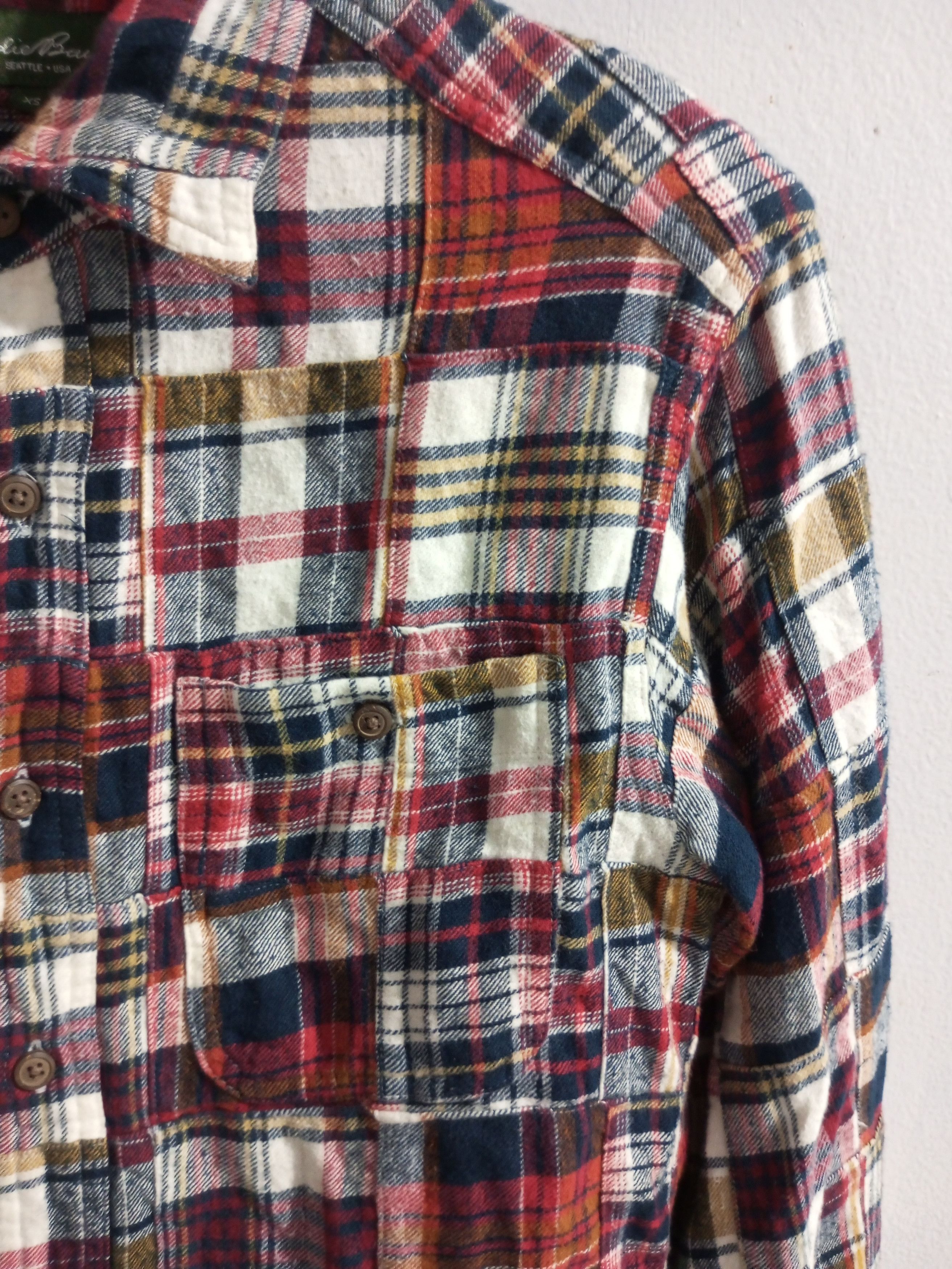 Eddie Bauer Vintage eddie bauer patch work long sleeve button up Size US S / EU 44-46 / 1 - 6 Thumbnail
