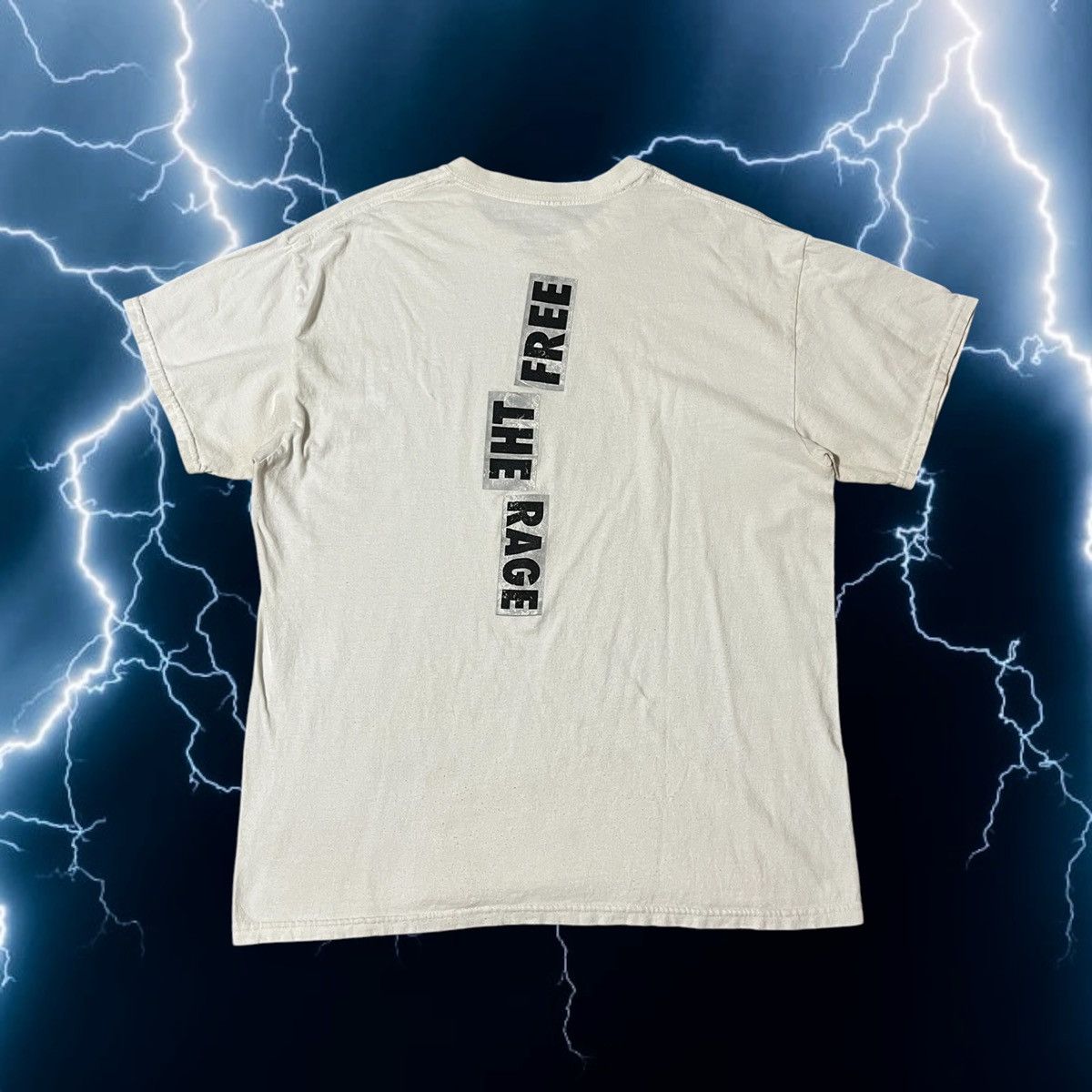 Travis Scott Travis Scott Free The Rage Mugshot Tee Size US L / EU 52-54 / 3 - 2 Thumbnail