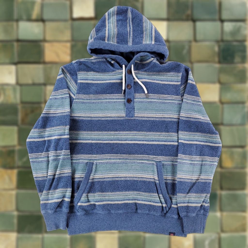 Faherty Faherty Hoodie Hooded Sweatshirt Blue Mens M Long Sleeve Medium Weight Hoodie Sweatshirt Size US M / EU 48-50 / 2 - 1 Thumbnail