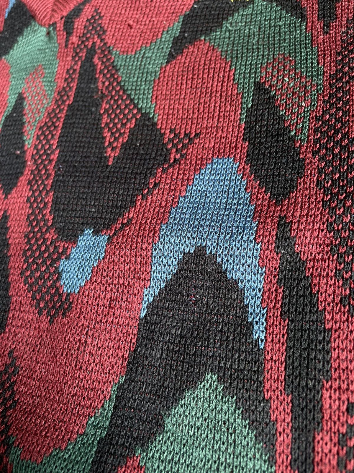 Balenciaga Balenciaga V neck Multicolor Knitwear Size US M / EU 48-50 / 2 - 7 Thumbnail