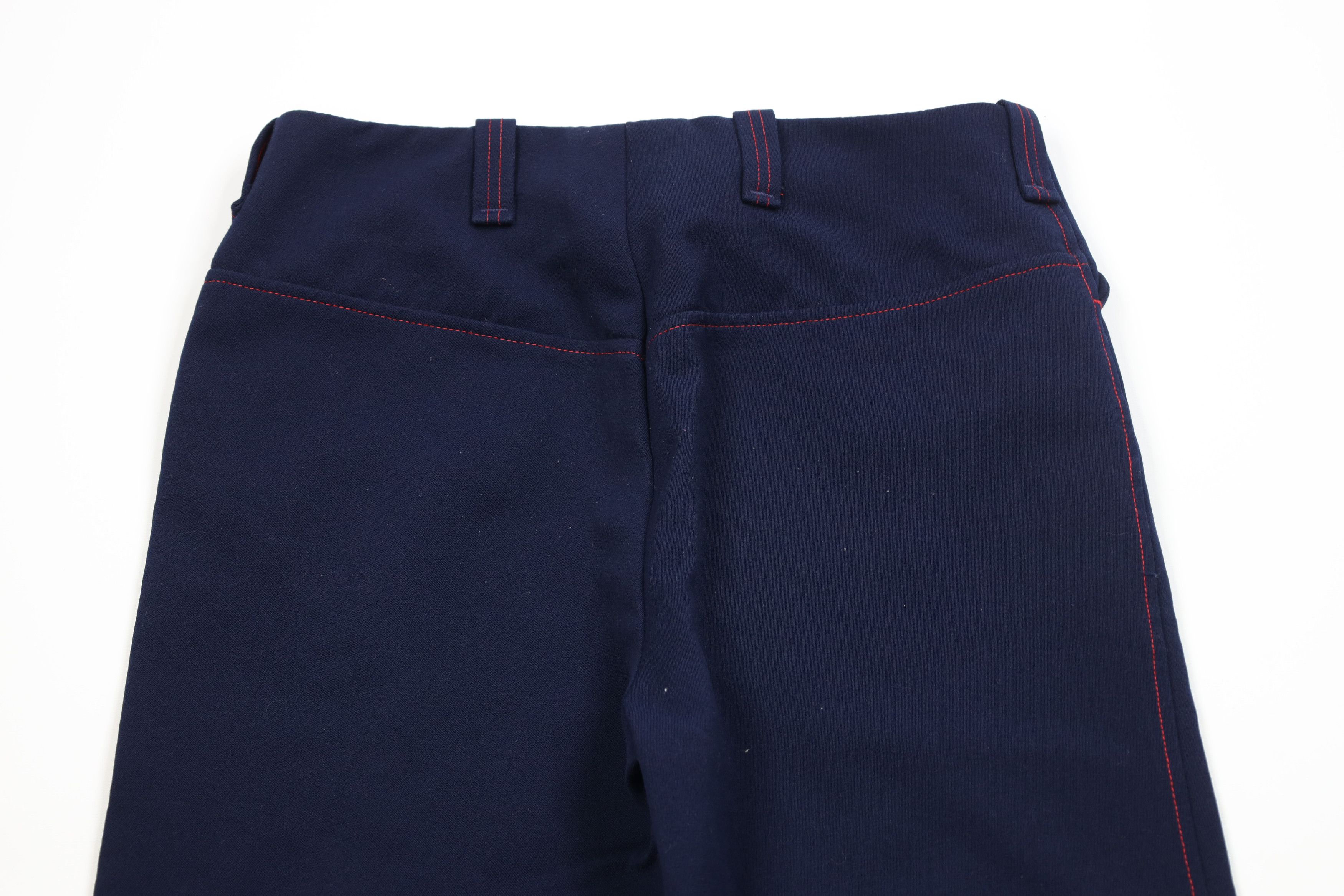 Vintage Vintage 60s 70s Knit Wide Leg Ski Snow Pants Blue USA Size US 30 / EU 46 - 9 Thumbnail