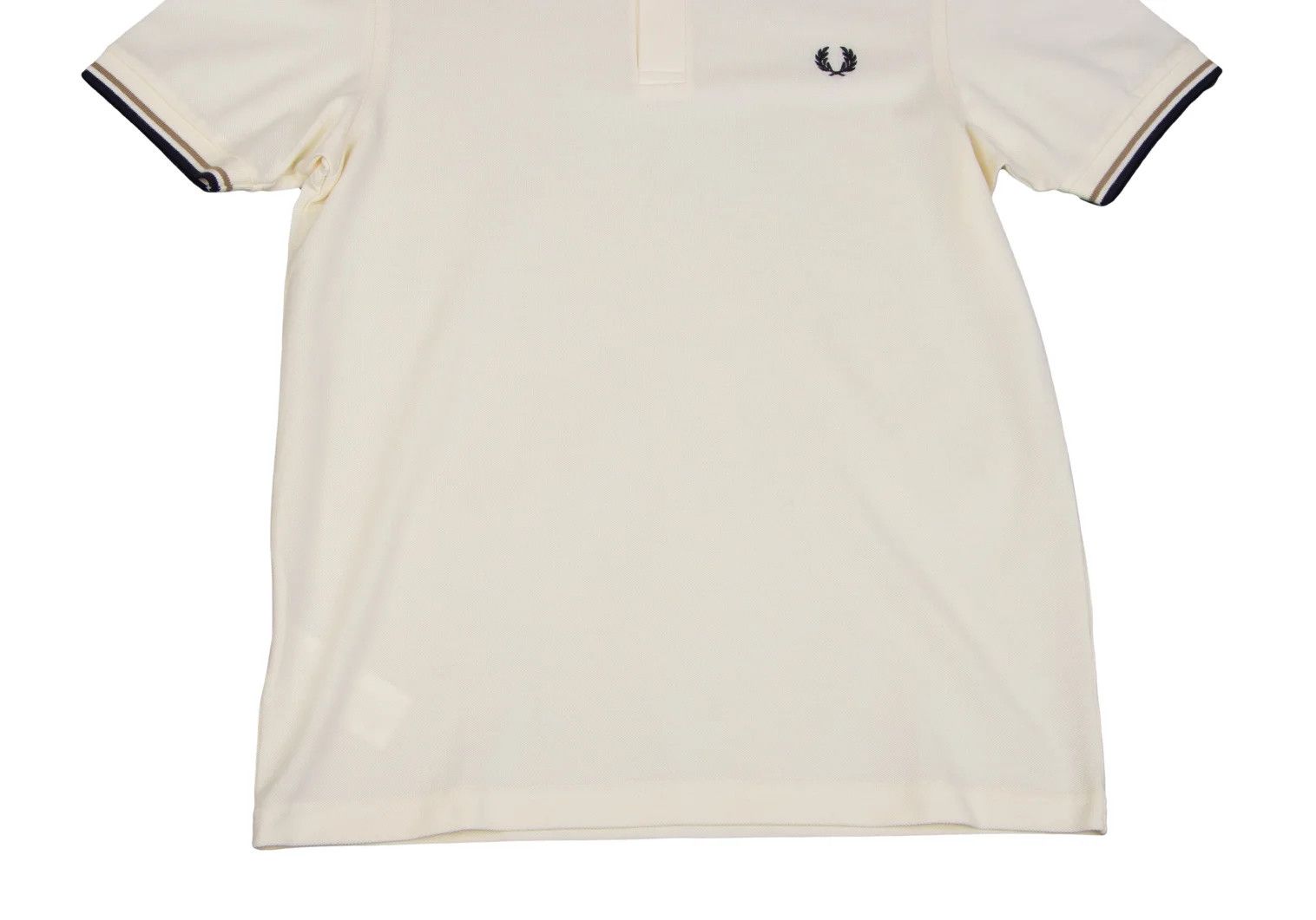 Fred Perry Embroidered Polo Shirt in Ivory Size M Size US M / EU 48-50 / 2 - 8 Thumbnail